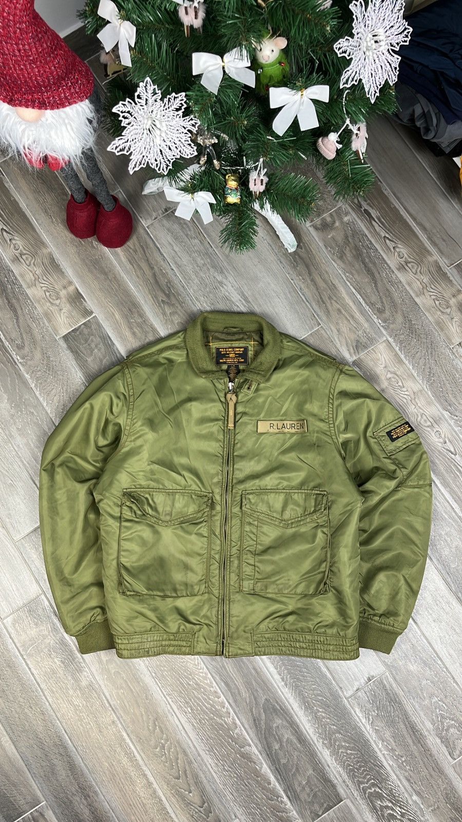 Polo Ralph Lauren × Vintage Rare❗️Vintage Nylon Ralph Lauren Polo Jeans Company bomber Size US L / EU 52-54 / 3 - 1 Thumbnail