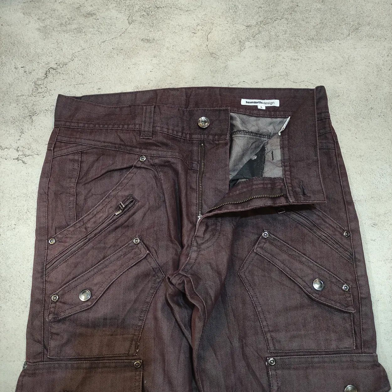 Japanese Brand × Tornado Mart × semanticdesign Semantic Design Gimmick multipocket Cargo Pants Size US 30 / EU 46 - 2 Thumbnail