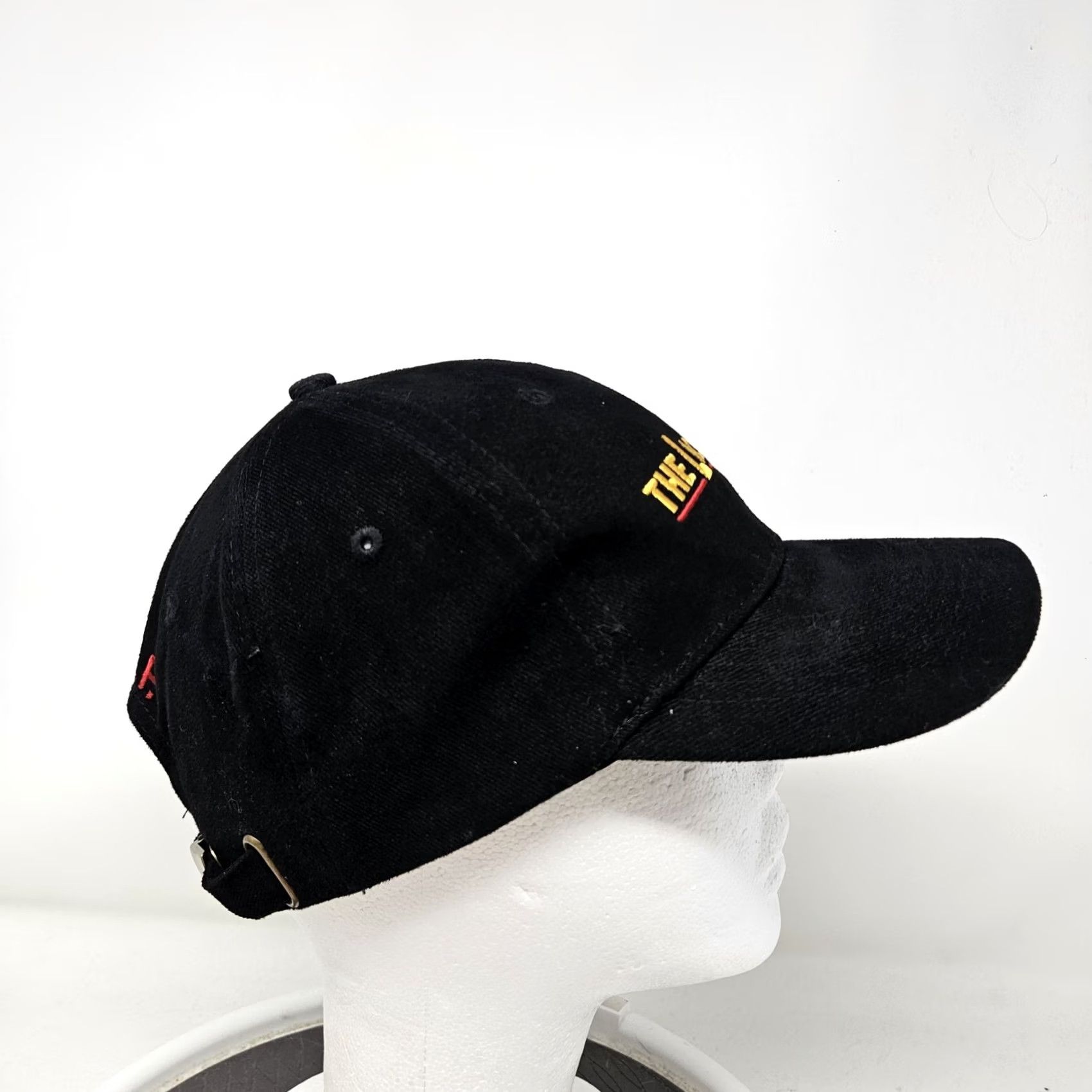 Disney VINTAGE? No. Lion King Hat Cap Strap Back Black Embroidered Broadway Musical VIP Disney Mens Size ONE SIZE - 3 Thumbnail