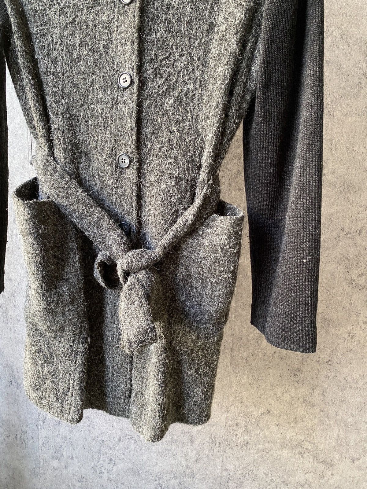 Yohji Yamamoto Atto Cuore Japan Designer Wool Fur Hoodie Jacket Size US S / EU 44-46 / 1 - 6 Thumbnail