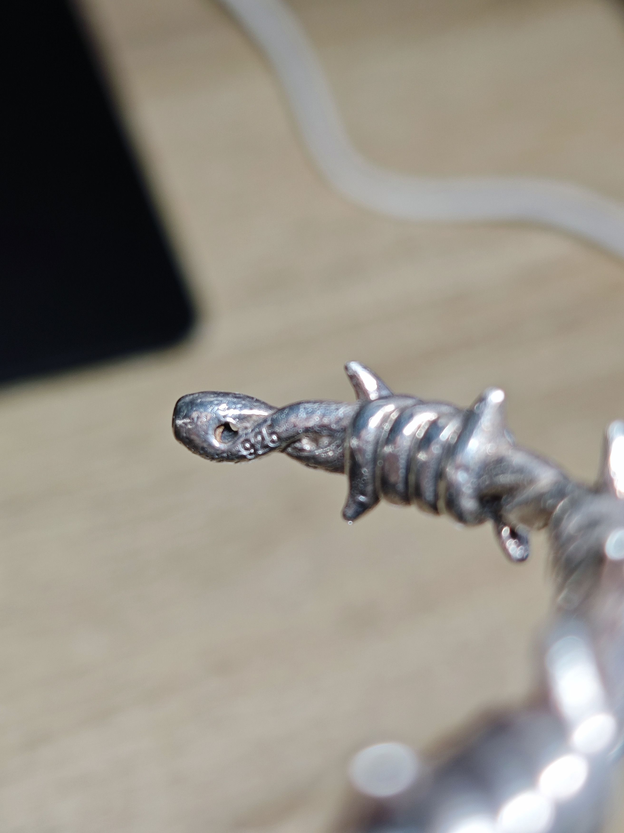 Other Clocks & Colours Silver Barbed Wire Bracelet Size ONE SIZE - 2 Thumbnail