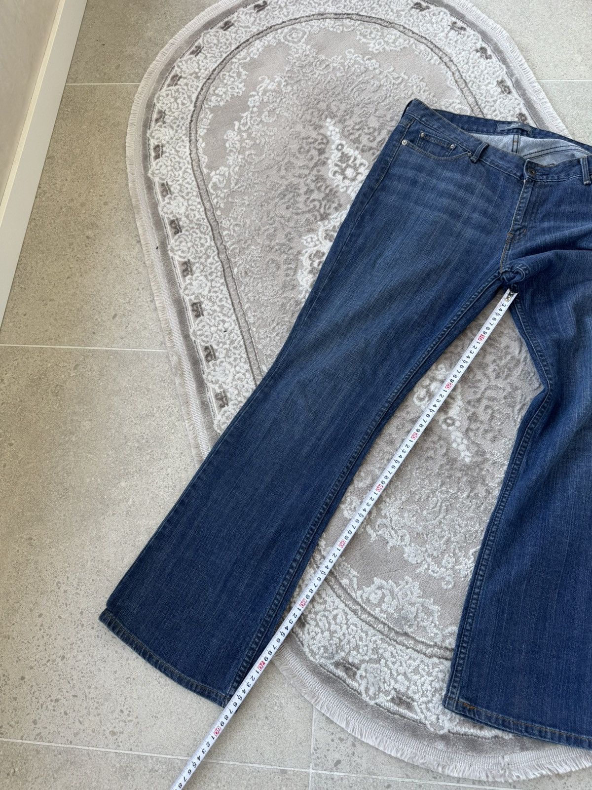 Levi's Vintage Levi’s 512 Bootcut Flared Blue Denim Jeans Y2K Size US 32 / EU 48 - 11 Thumbnail
