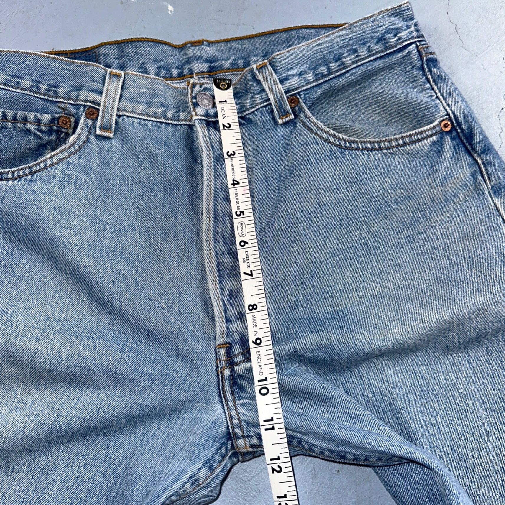 Levi's Levi's 501 Jeans Vintage 90s Mexico Light Wash 34x34 Straight Leg Blue Men Regular 34 Inseam 34 Jeans 90s Theme Mens Size US 34 / EU 50 - 6 Thumbnail