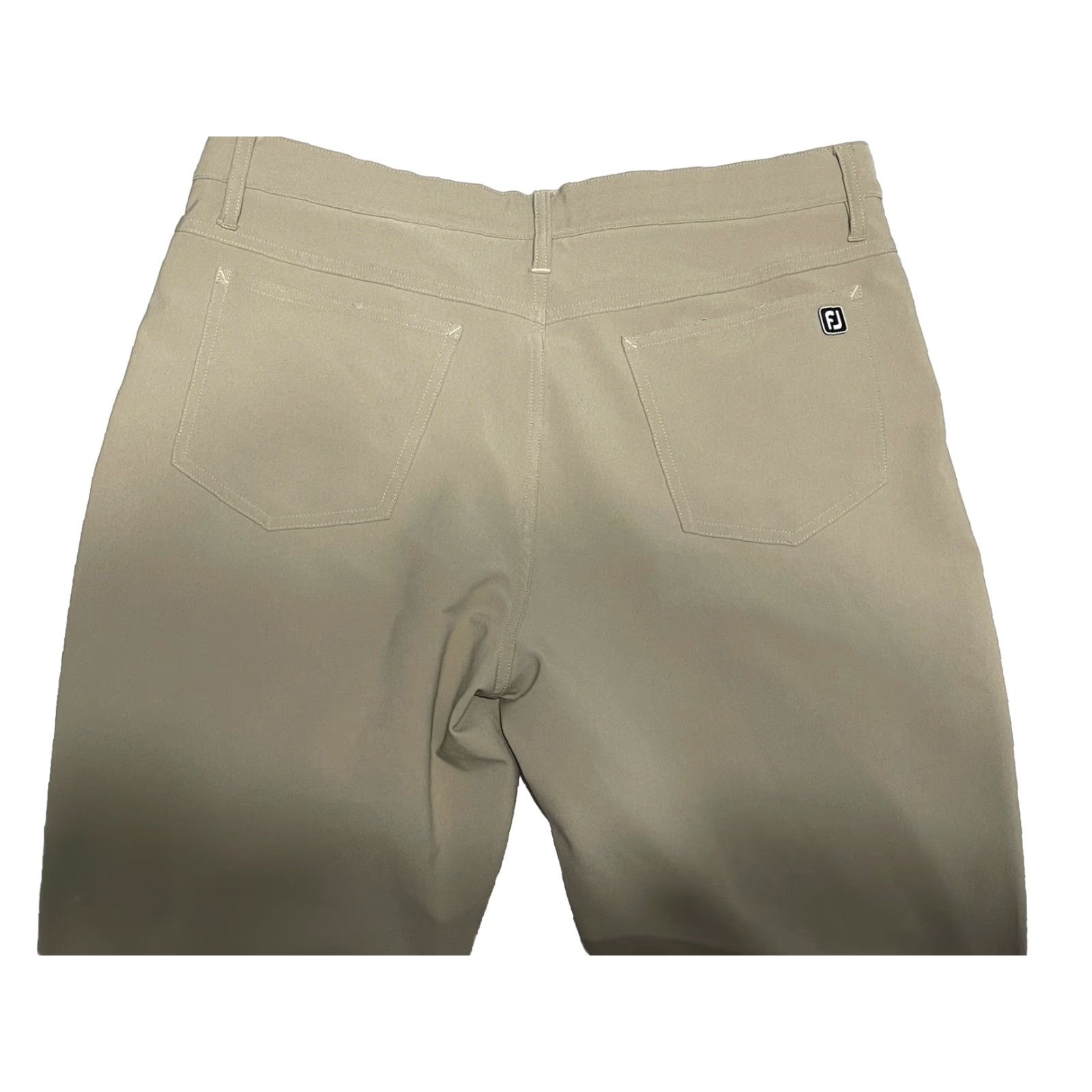 Footjoy FootJoy Pants Mens 35x30 Light Tan Athletic Fit FJ Performance Stretch EUC Chino Baseball? Size US 35 - 4 Thumbnail