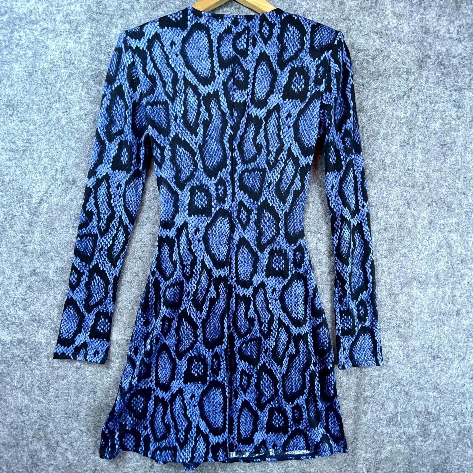 WeWoreWhat Danielle Bernstein Dress S Snakeskin CC Broach Mob Wife Glam Size S / US 4 / IT 40 - 2 Thumbnail