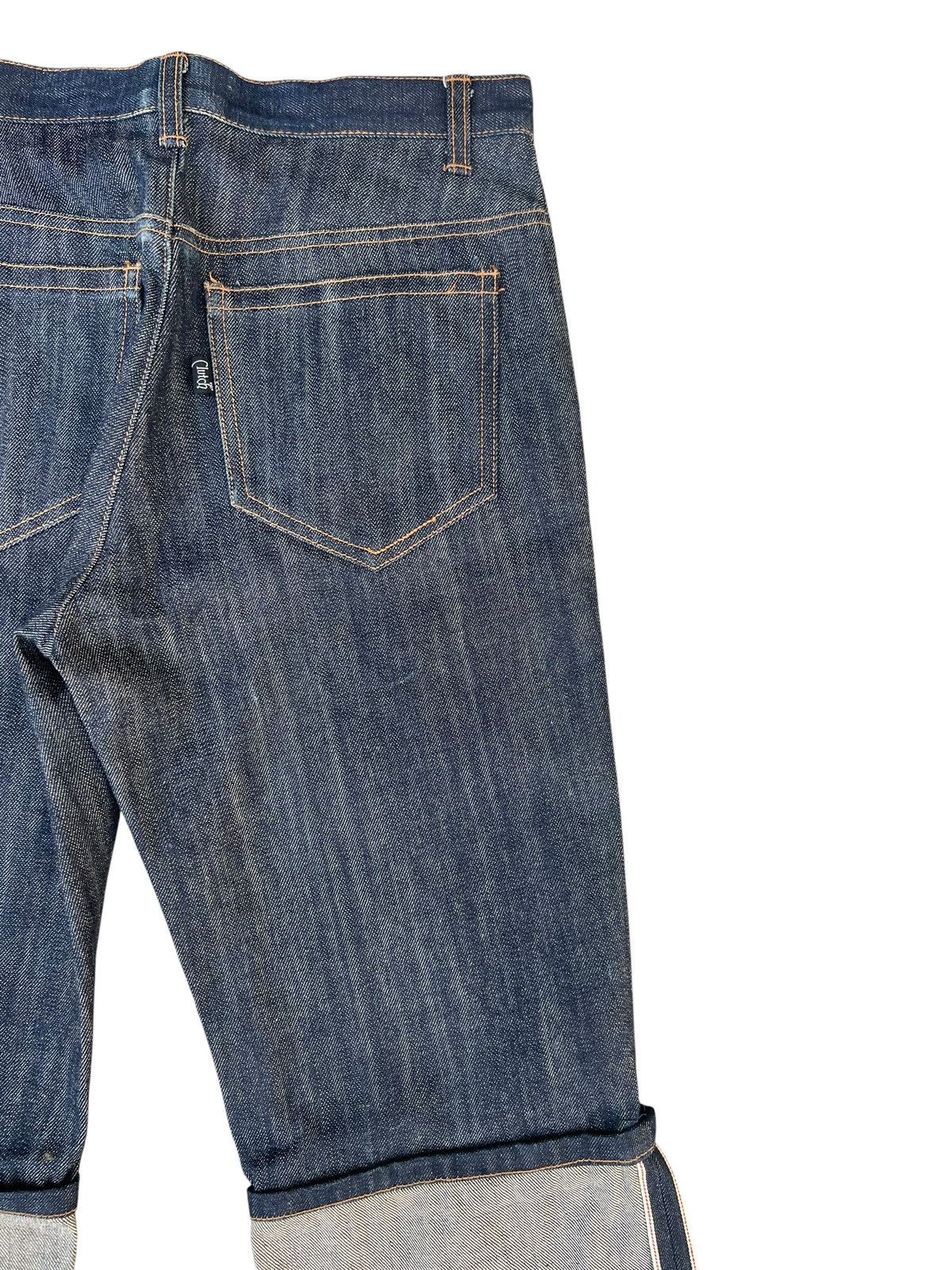 Vintage CLUTCH Japan Folded Leg Redline Selvedge Denim Size US 30 / EU 46 - 17 Thumbnail