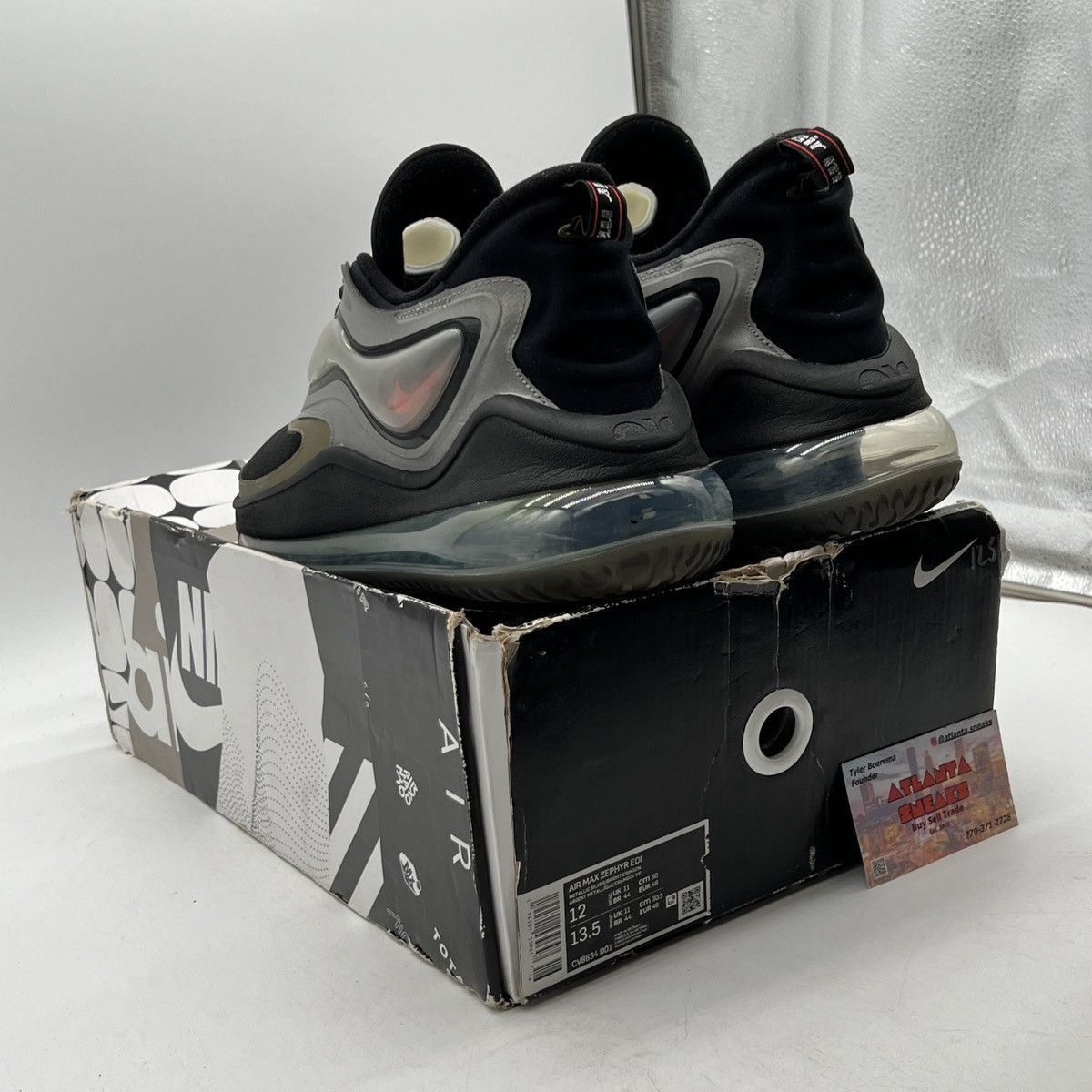 Nike Air max zephyr evolution of icon Size US 12 / EU 45 - 4 Thumbnail