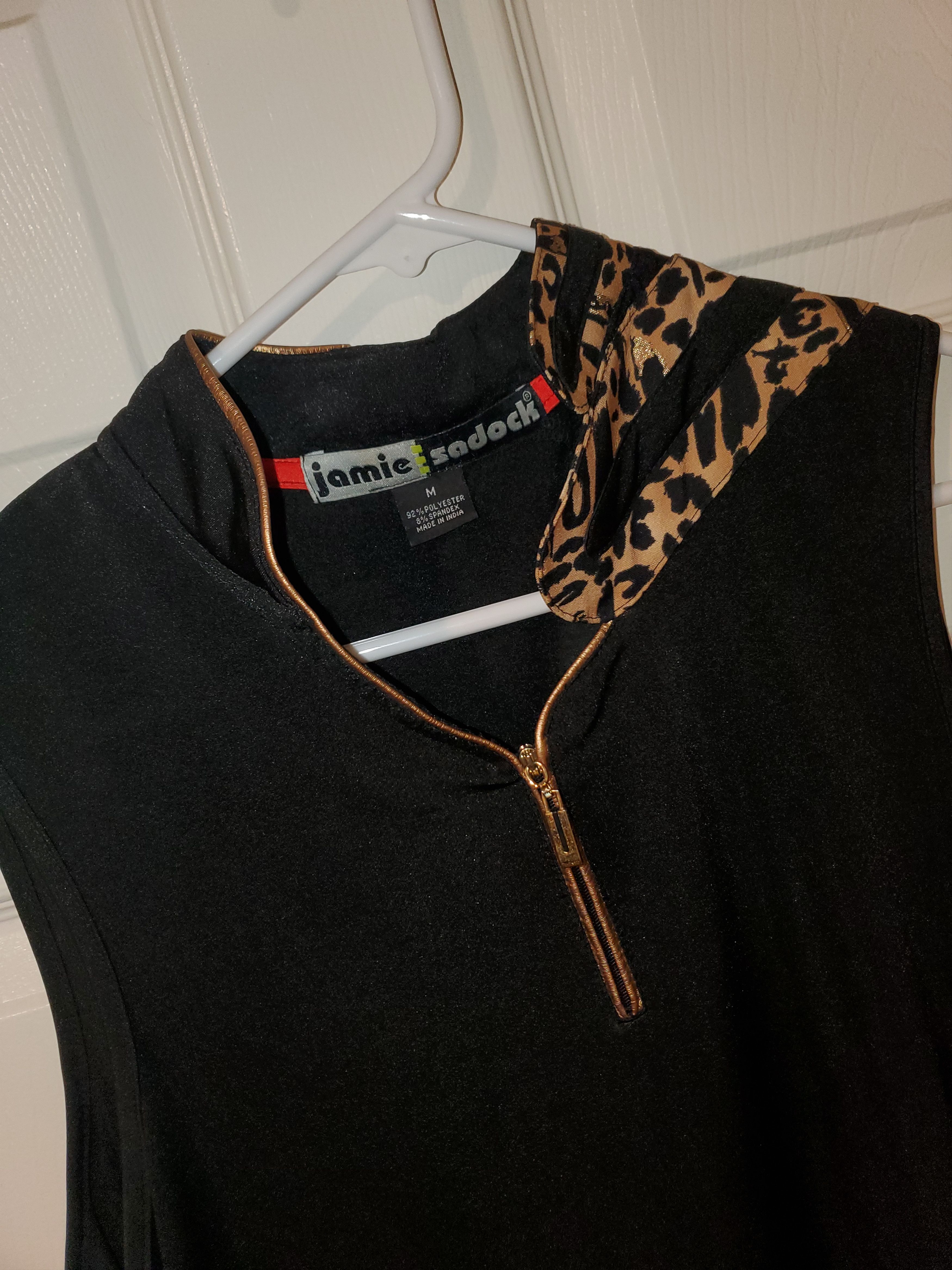 Vintage Unique Vintage Jamie Sadock Black Blouse (size M) Size M / US 6-8 / IT 42-44 - 5 Thumbnail