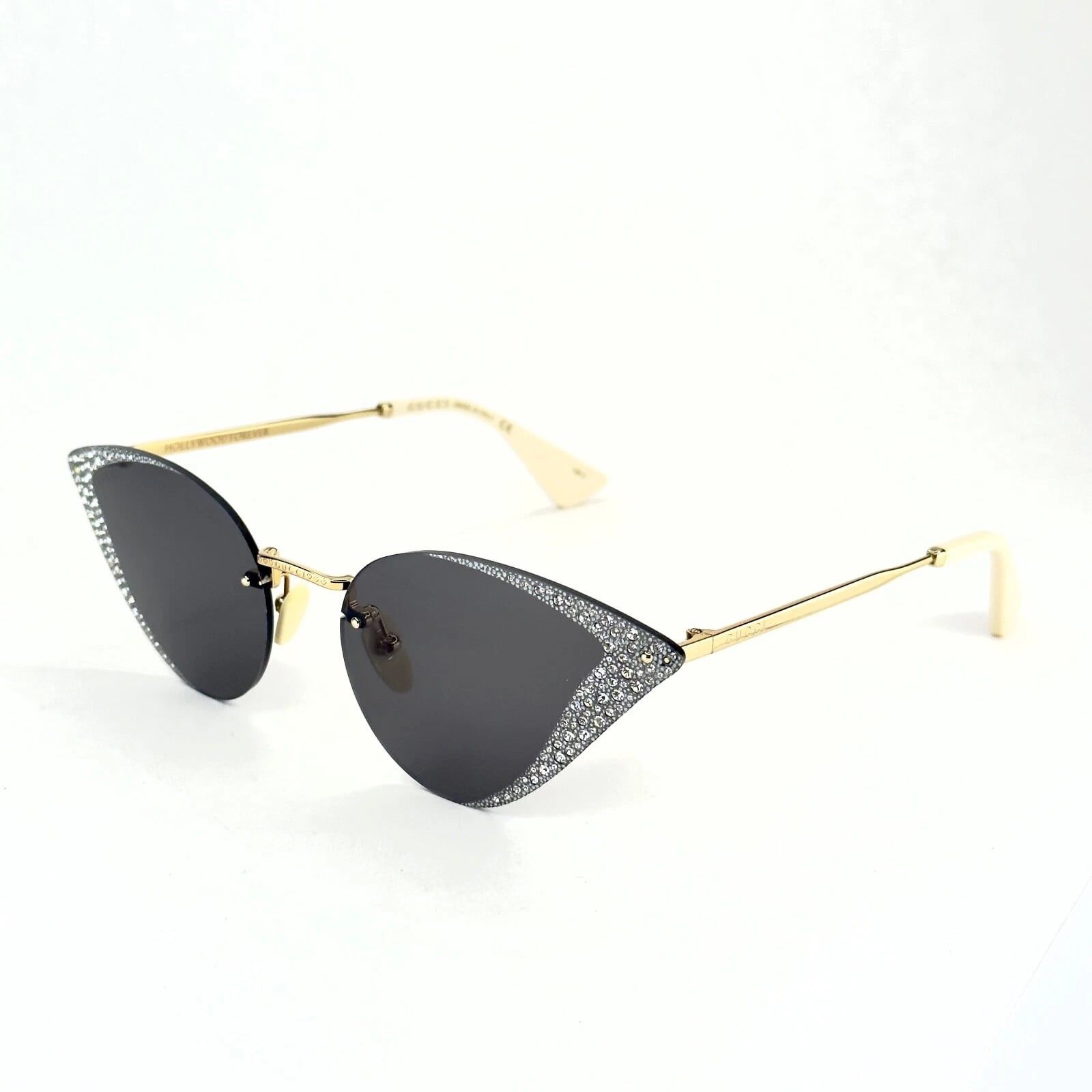 Gucci GUCCI Gg0898S Hollywood Forever 0898 Gold 001 Sunglasses Size ONE SIZE - 6 Thumbnail