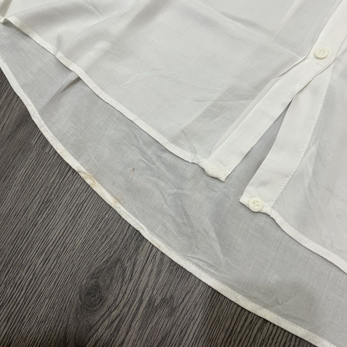 GOA G.O.A - Mesh White Shirt Button Up Ifsix Lgb Style Size US XL / EU 56 / 4 - 13 Thumbnail