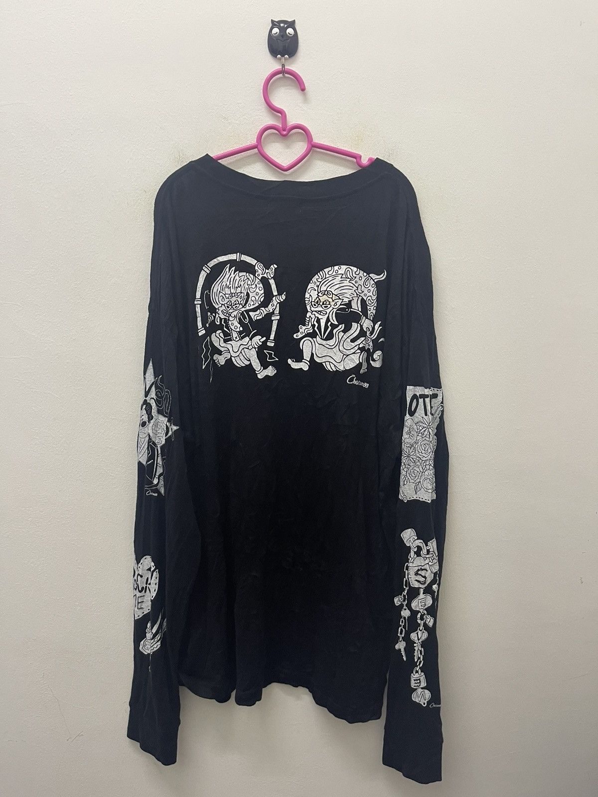 If Six Was Nine Rare Vintage STUDIO SEVEN x Yuka Chocomoo Sukajan Street Art Size US M / EU 48-50 / 2 - 1 Thumbnail