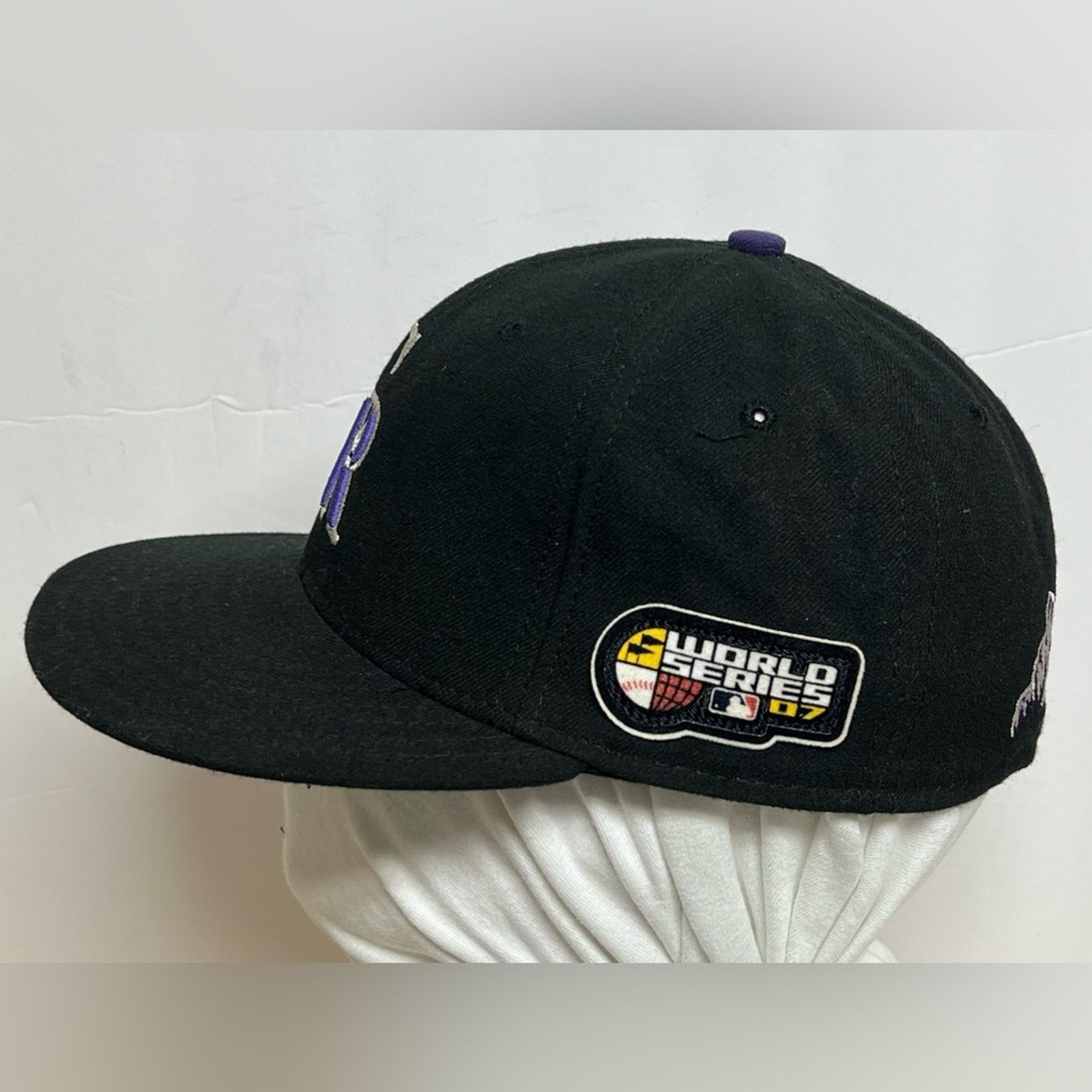 New Era Colorado Rockies 2007 World Series New Era Hat 7 ON FIELD Size ONE SIZE - 3 Thumbnail