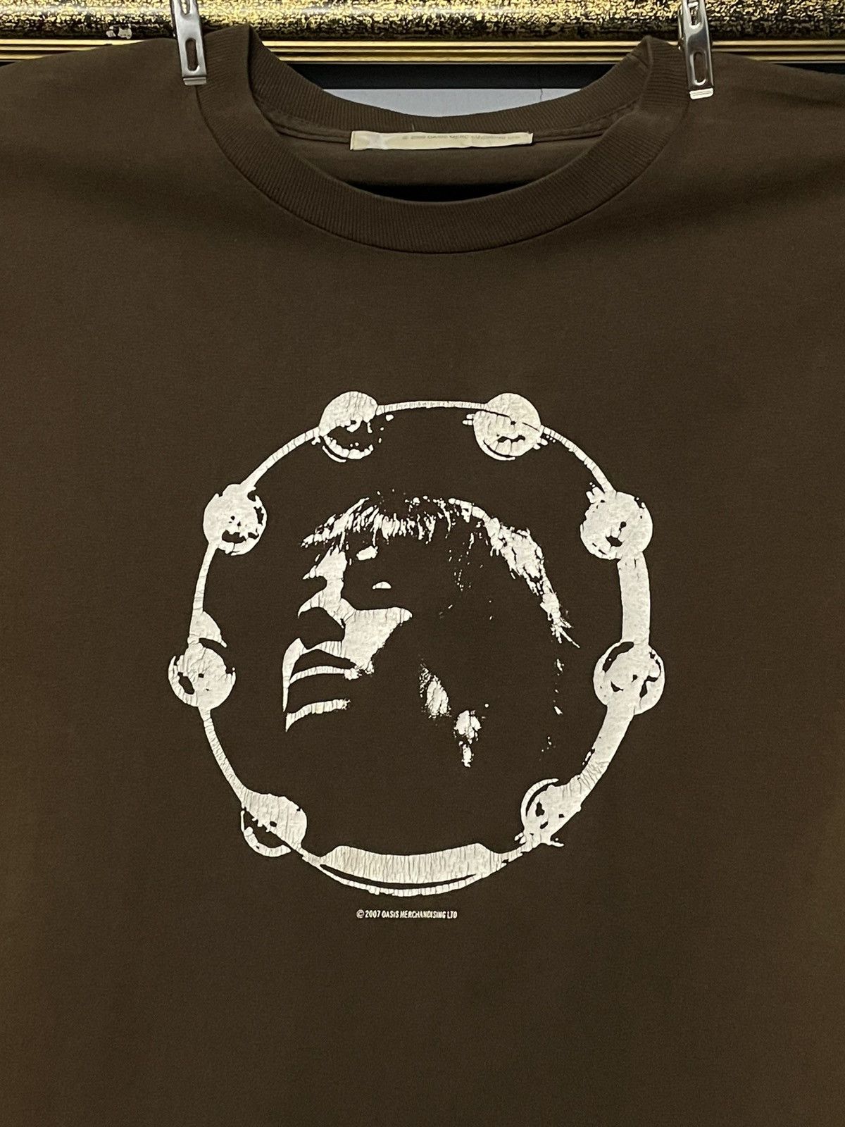 Vintage Vintage Oasis Sunfaded Liam Gallagher Tambourine Iconic Tee Size US M / EU 48-50 / 2 - 3 Thumbnail