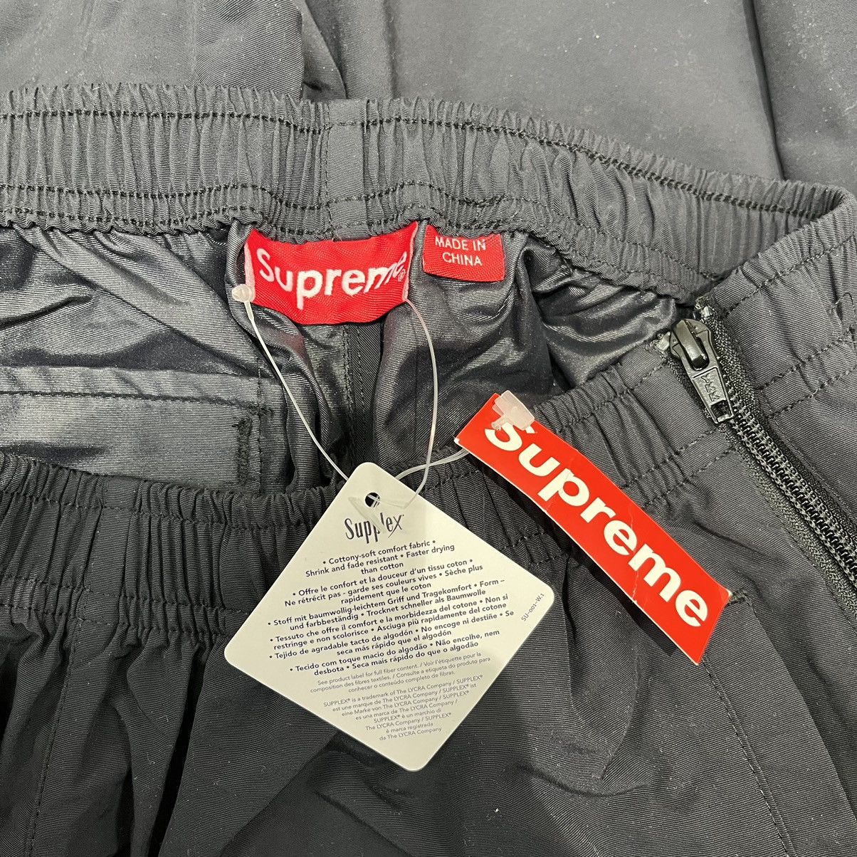 Supreme Supreme Full Zip Baggy Warm Up Pants Black Size US 30 / EU 46 - 5 Thumbnail