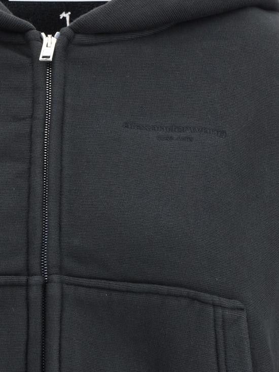 Alexander Wang ALEXANDER WANG Women Hoodies 1CC3251057 001 BLACK Size XS / US 0-2 / IT 36-38 - 1 Preview