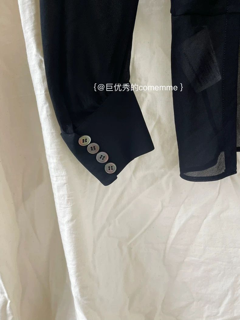 Comme des Garcons Comme Des Garcons Junya Watanabe Black yuanbao Collar Bubb Size XS / US 0-2 / IT 36-38 - 4 Thumbnail