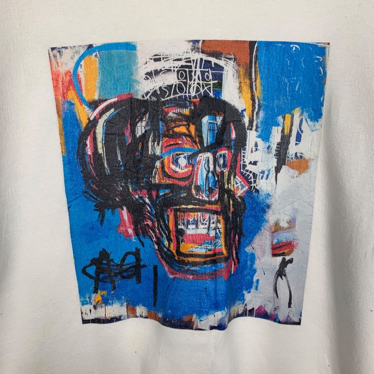Jean-Michel Basquiat JEAN MICHEL BASQUIAT Art Big Logo Sweatshirts #1909-C83 Size US M / EU 48-50 / 2 - 8 Thumbnail
