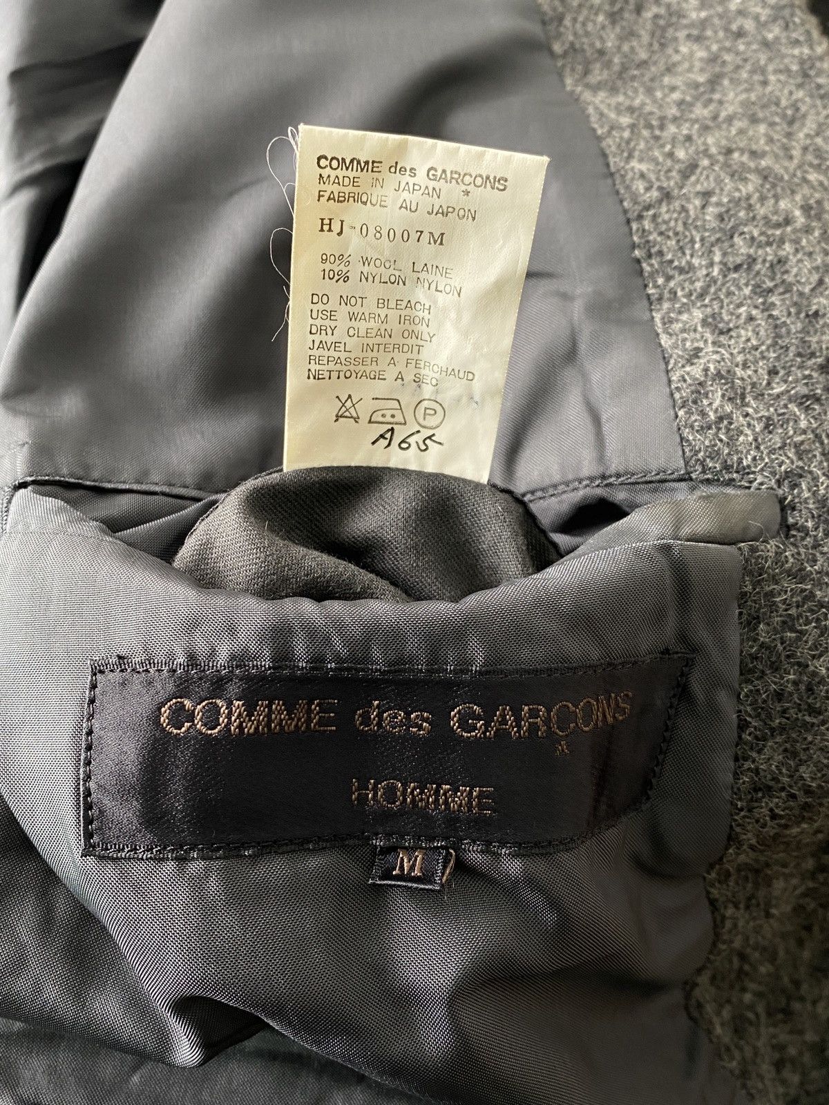 Comme des Garcons Homme Vintage Comme des Garcons Homme Oversized Mohair Wool Jacket Size US M / EU 48-50 / 2 - 3 Thumbnail