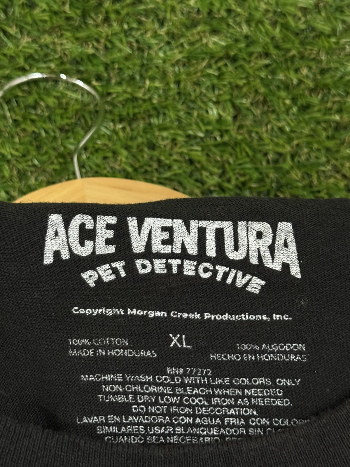 Vintage Ace Ventura Pet Detective Jim Carrey Portrait Tee Black XL Size US XL / EU 56 / 4 - 3 Thumbnail