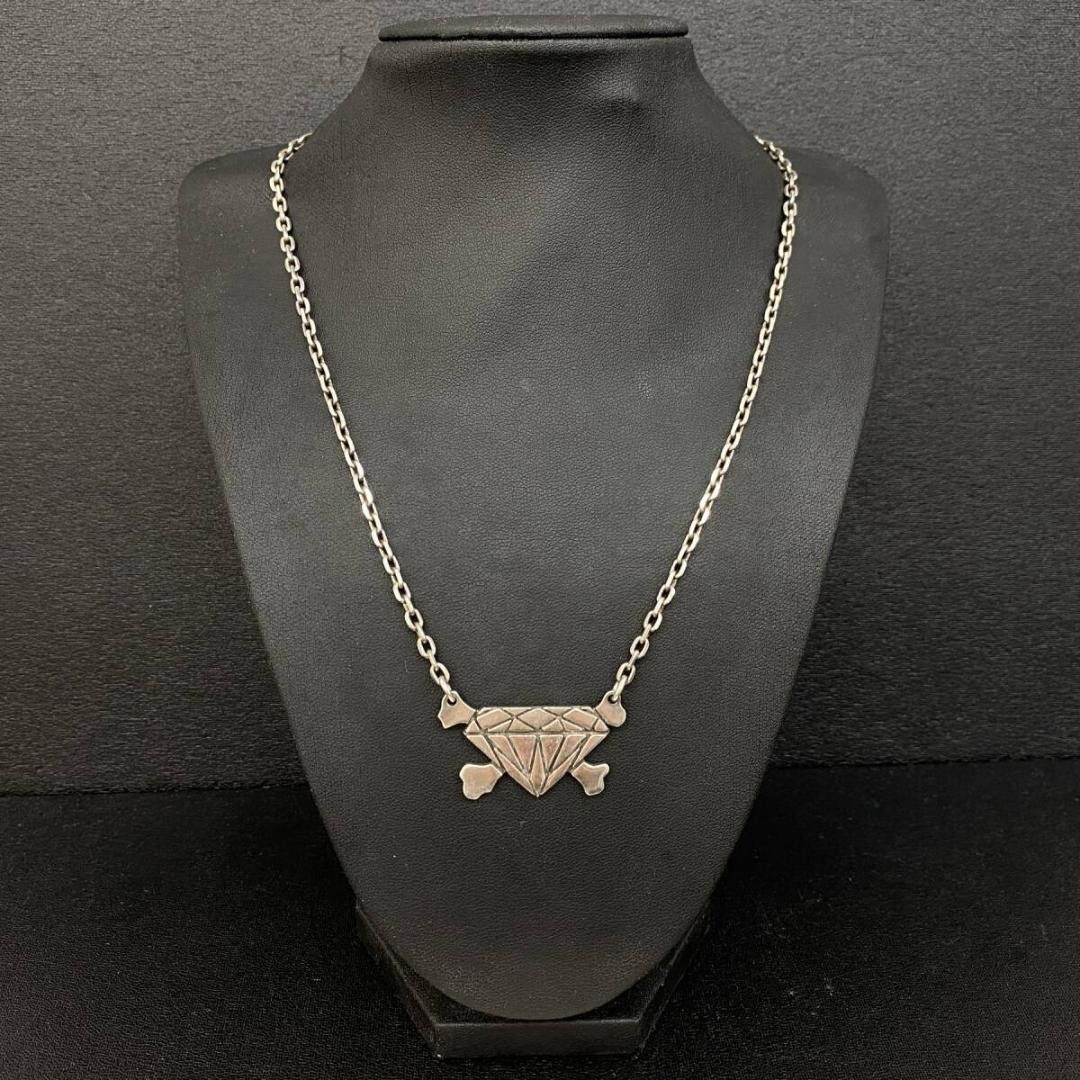 Undercover UNDERCOVER 2001AW DAVF Silver Diamond Necklace Size ONE SIZE - 2 Thumbnail
