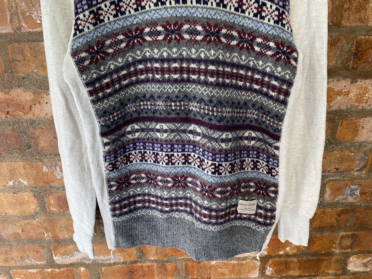 Comme des Garcons Homme AW14 CDGh Hand Knit native hoodie Size US M / EU 48-50 / 2 - 4 Thumbnail