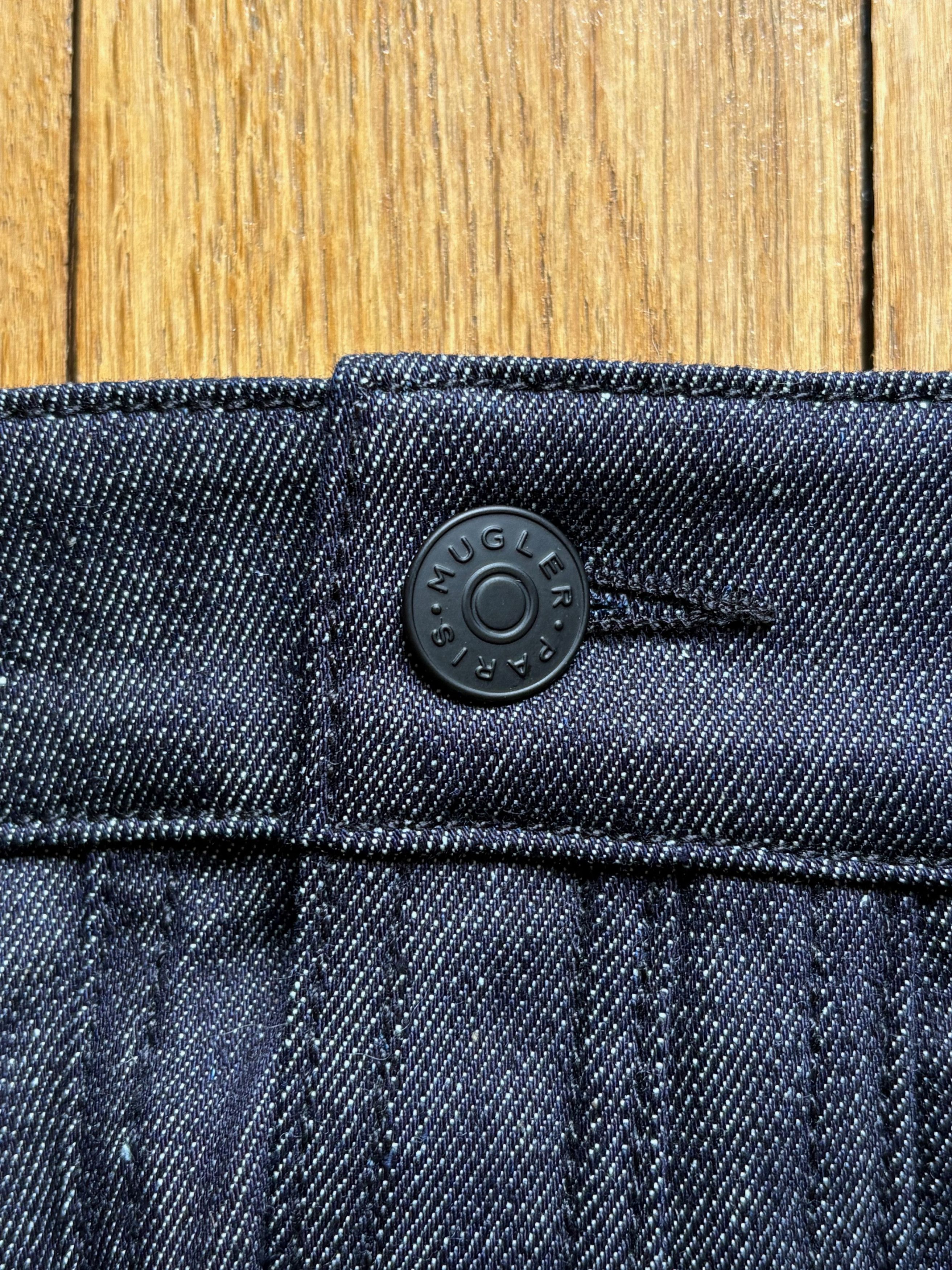 Mugler Mugler Spiral Bustier mini denim dress Size M / US 6-8 / IT 42-44 - 4 Thumbnail
