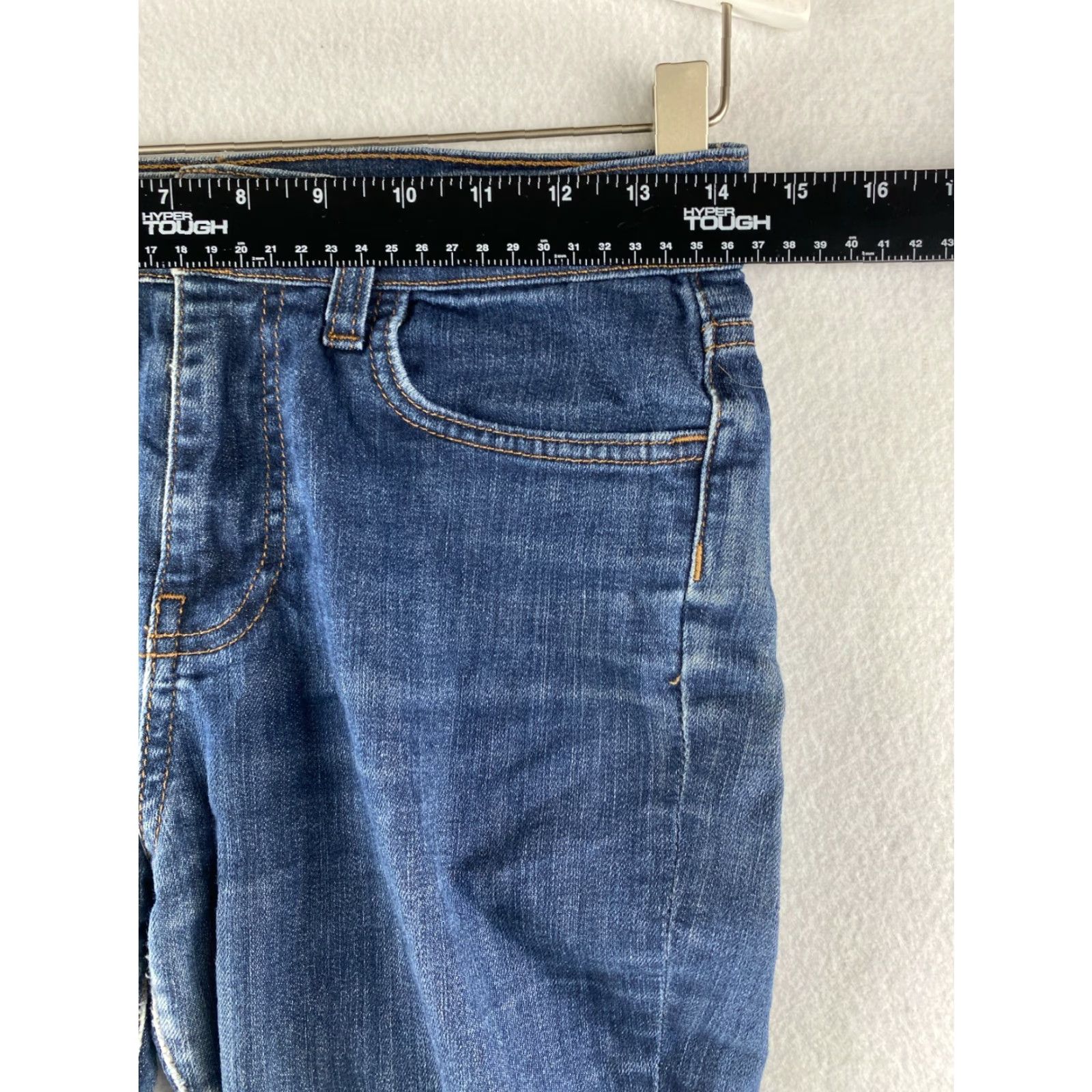 Vans VANS Jeans Womens 7 Blue Skinny High Rise Stretch Denim Dark Wash Pants Womens Jeans Skinny 7 Blue Dark Wash VANS Size 28" / US 6 / IT 42 - 3 Thumbnail