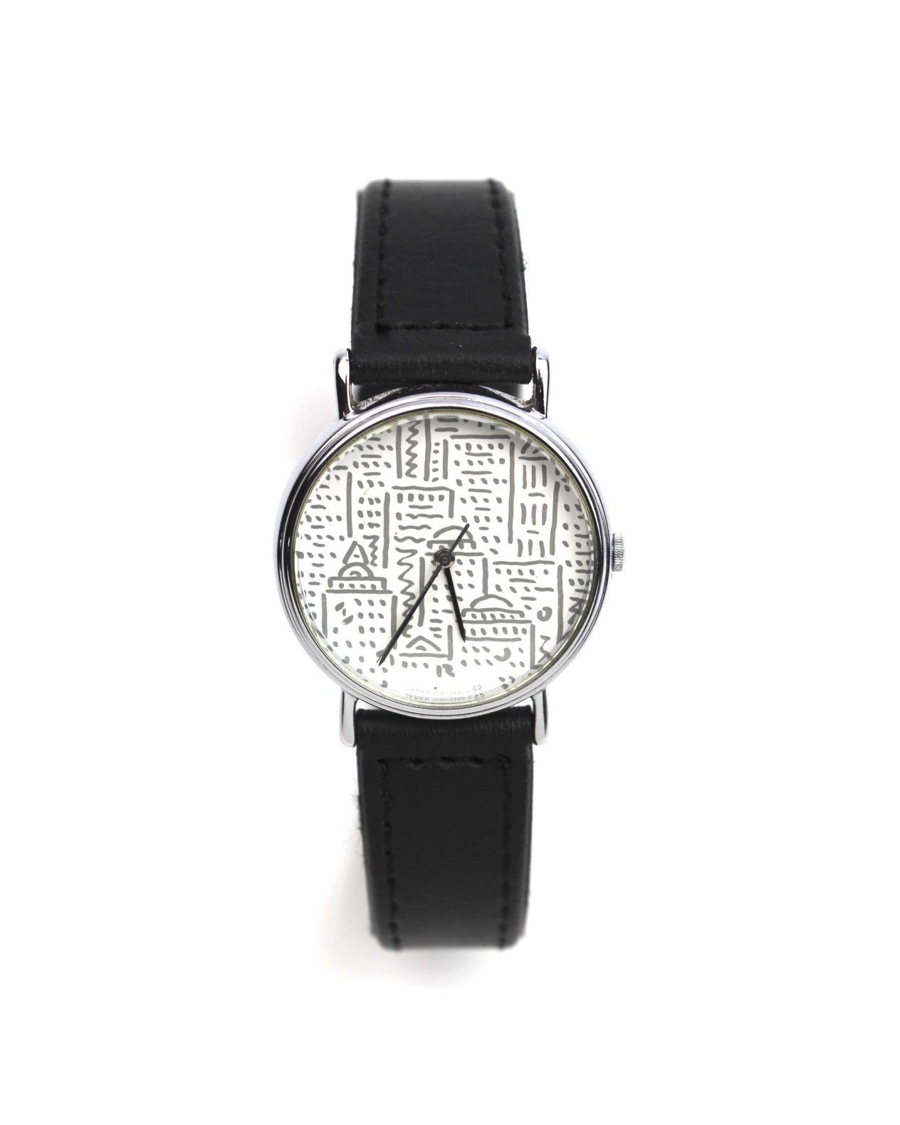 Hysteric Glamour 2000S JAPANESE MADE 60175 DOODLE CITYSCAPE DIAL QUARTZ WATCH Size ONE SIZE - 2 Thumbnail