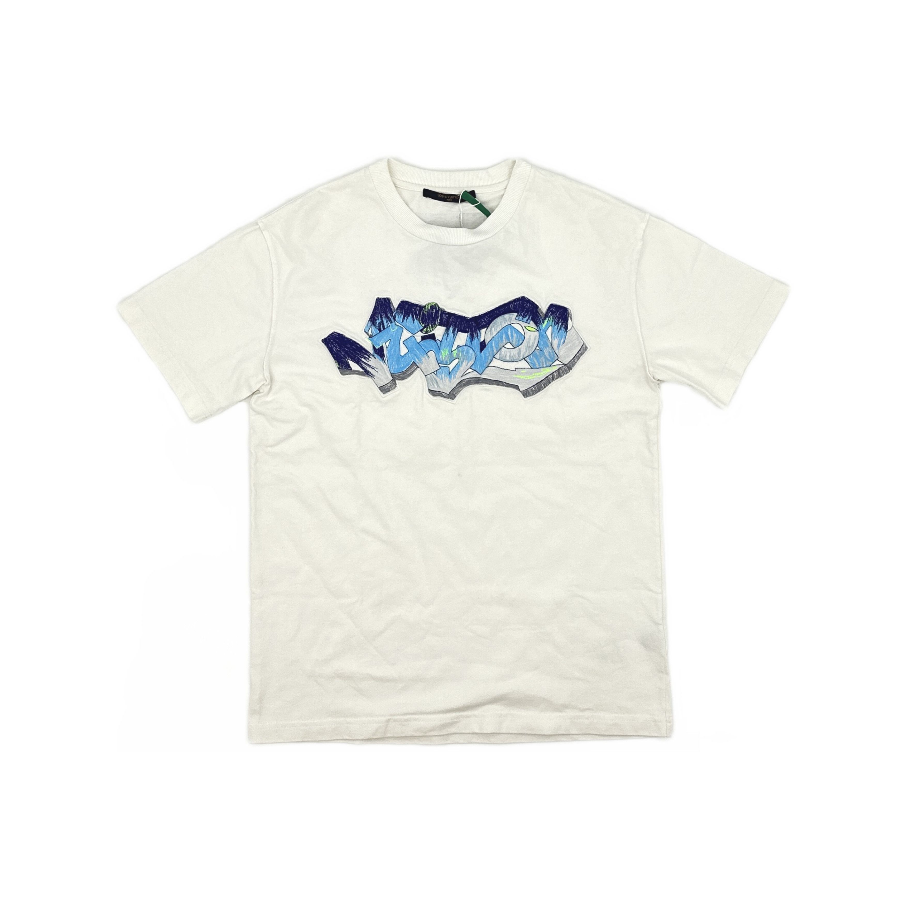 Louis Vuitton Louis Vuitton Graffiti Embroidered T-Shirt S Size US S / EU 44-46 / 1 - 1 Thumbnail