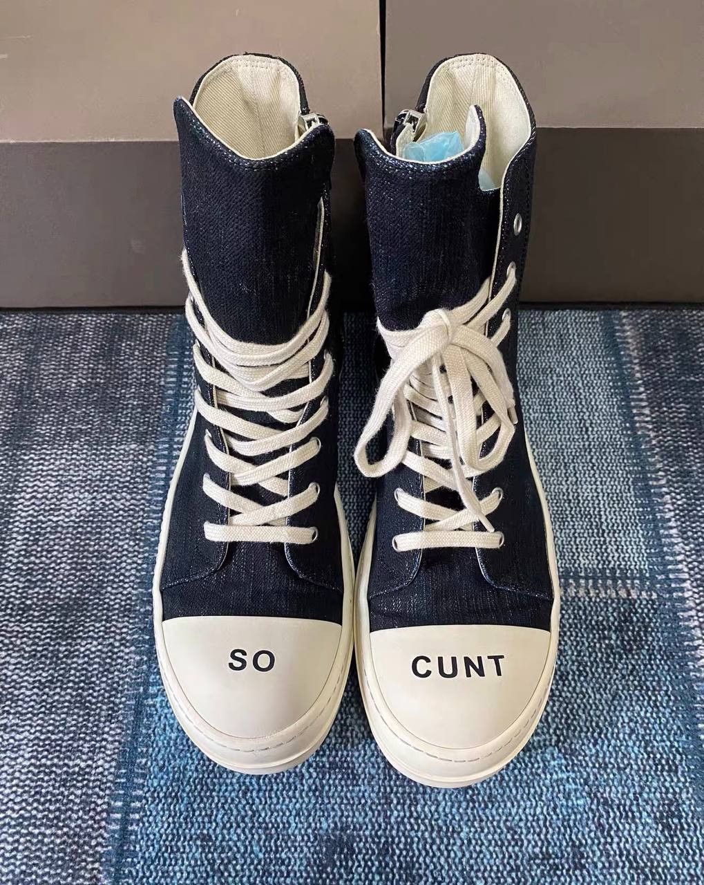 Rick Owens Converse Rick Owens sneakers with double stitching Size US 10.5 / EU 43-44 - 6 Thumbnail