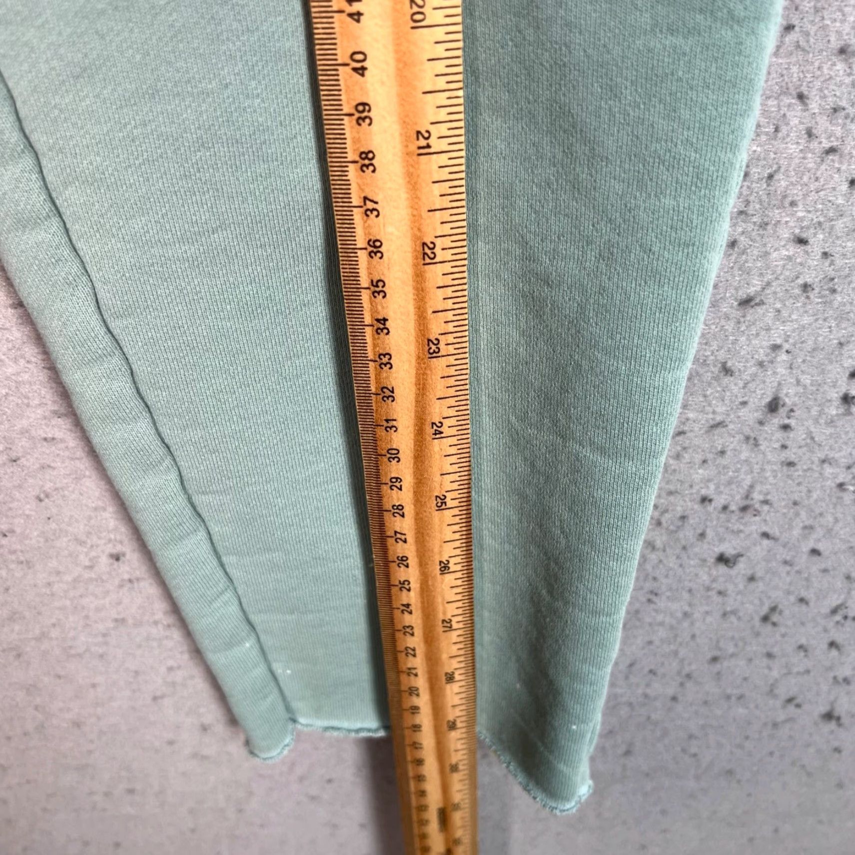 TNA Tna CozyAF Fleece High-Waisted Sweatpants 2XS Sage Green Cotton Blend Womens Size 24" / US 00 / IT 34 - 5 Thumbnail
