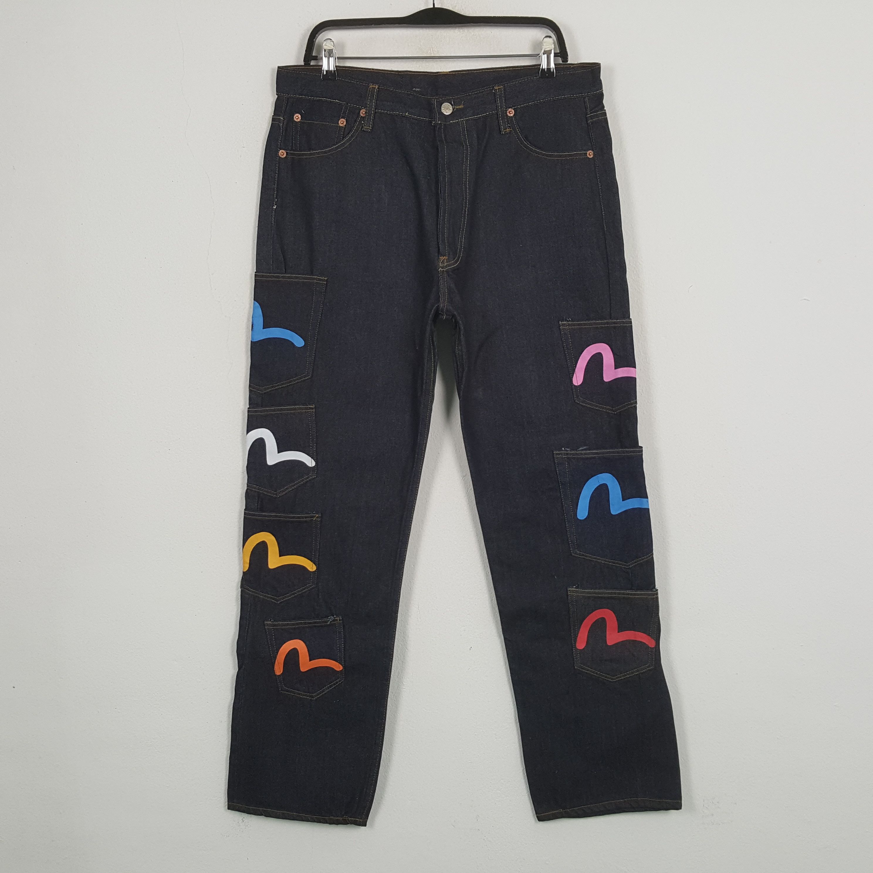 Japanese Brand EVISU Japanese Brand Fashion Design Style Jeans C280N26 Size US 34 / EU 50 - 4 Thumbnail