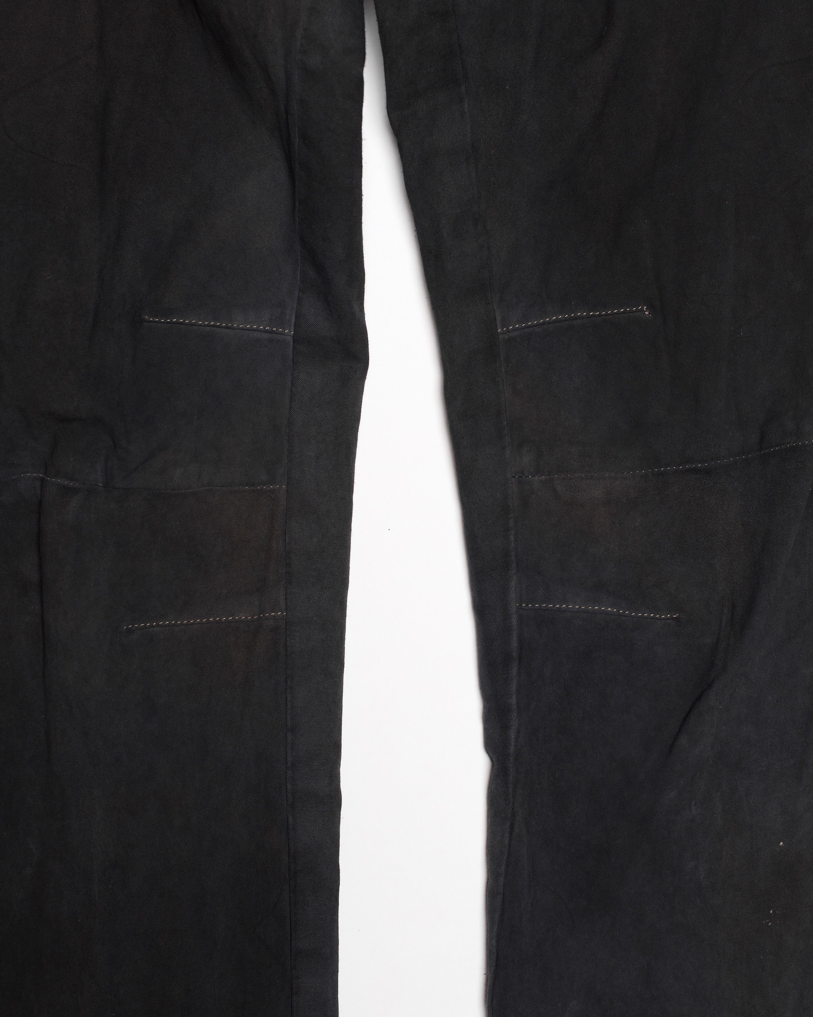 Dirk Schonberger Dirk Schönberger Suede Leather Panel Pants Size US 30 / EU 46 - 3 Thumbnail