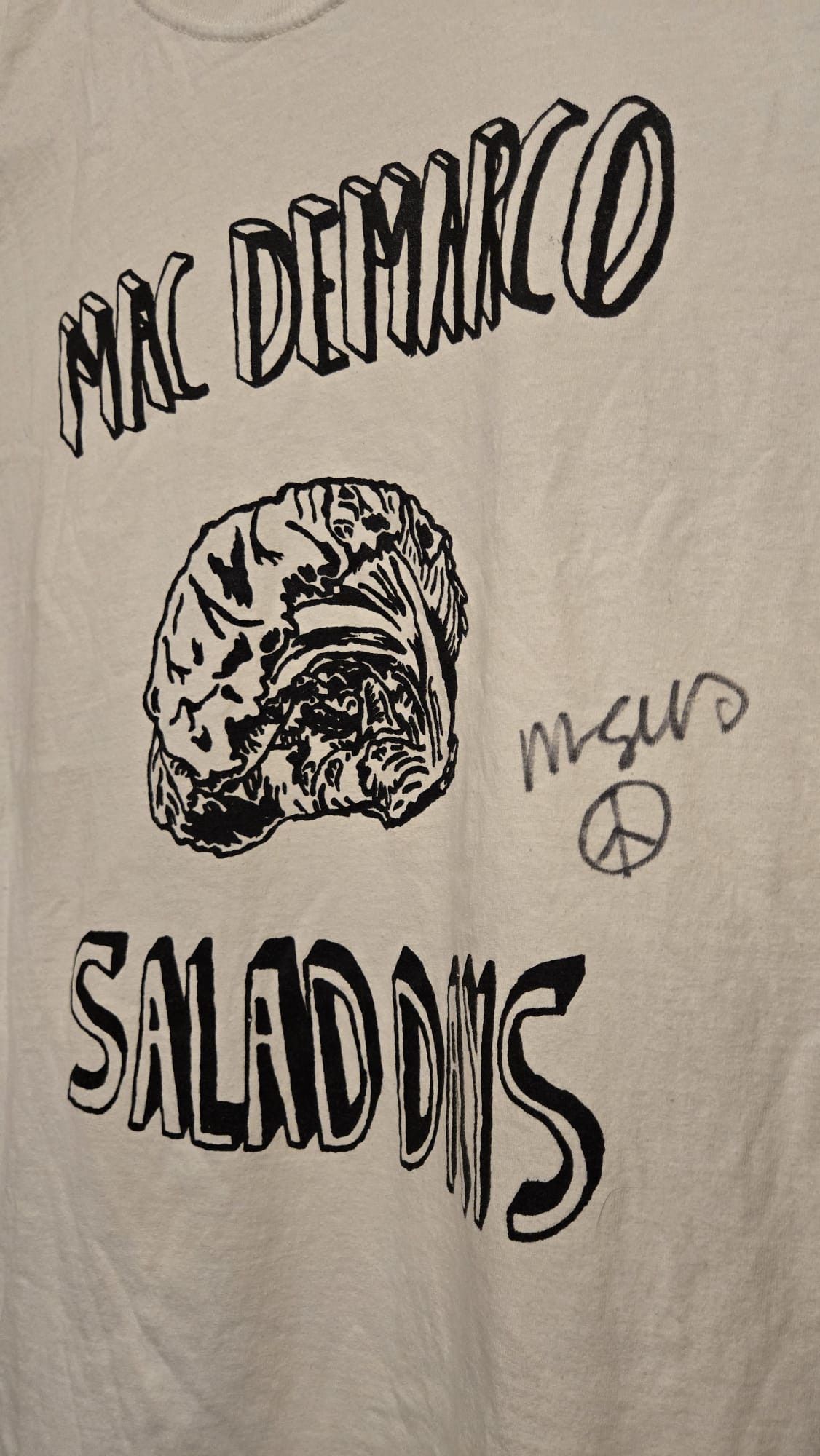 Vintage Mac Demarco Salad Days Concert T Shirt Signed By Mac Demarco Size US M / EU 48-50 / 2 - 2 Thumbnail