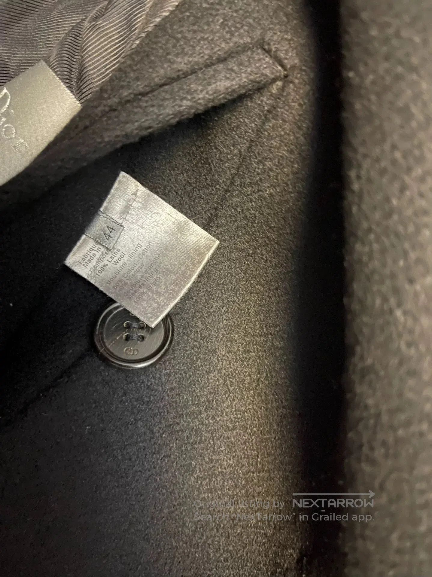 Dior Dior Homme Wool Peacoat 06AW. Size US S / EU 44-46 / 1 - 6 Thumbnail