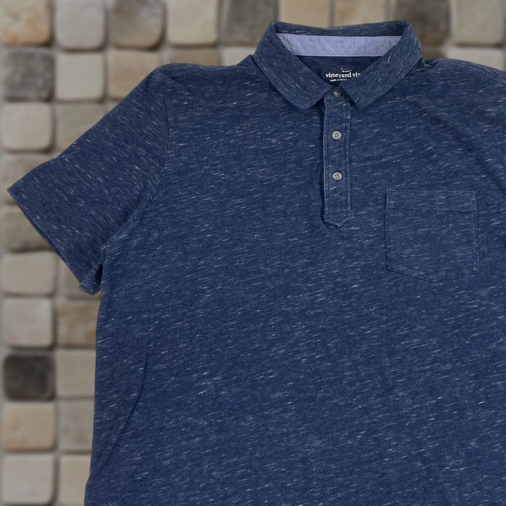 Vineyard Vines Vineyard Vines Polo Shirt Mens XL Blue Golf Short Sleeve Polo Mens XL Blue Golf Short Sleeve Polo Shirt Size US XL / EU 56 / 4 - 1 Thumbnail