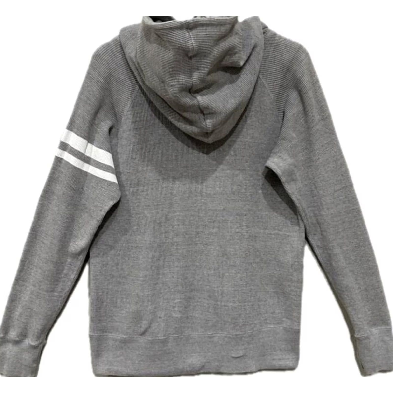 Vintage Momotaro Jeans Going to Battle Sweat Double Zip Hoodie L Gray Used Size US L / EU 52-54 / 3 - 2 Thumbnail