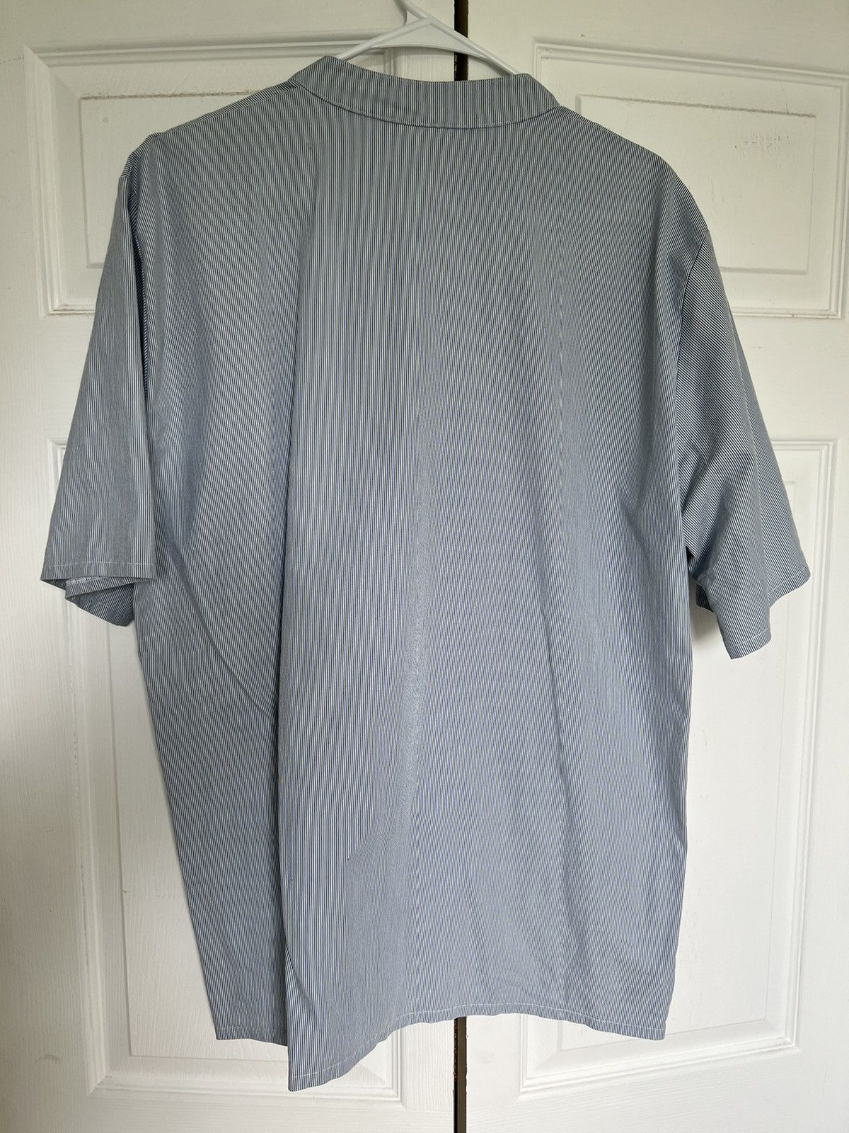 The White Briefs Organic Granddad Collar Short Sleeve Button-up Size US XL / EU 56 / 4 - 2 Thumbnail