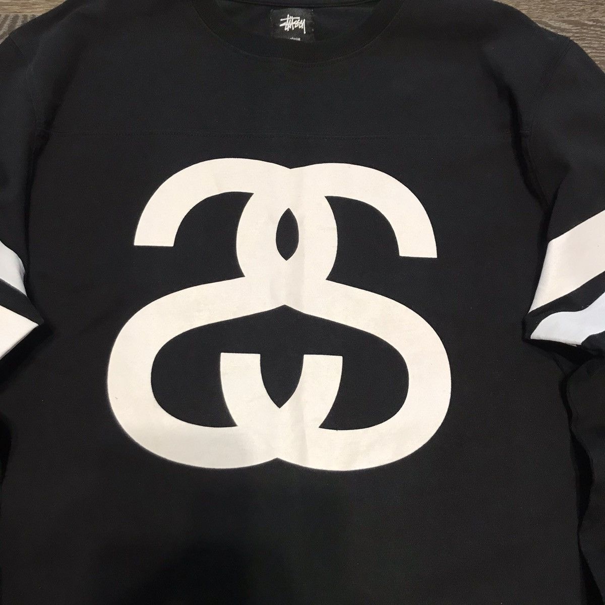 Stussy × Vintage Stussy Big Logo Mens Sweatshirt Size M-S Size US M / EU 48-50 / 2 - 5 Thumbnail