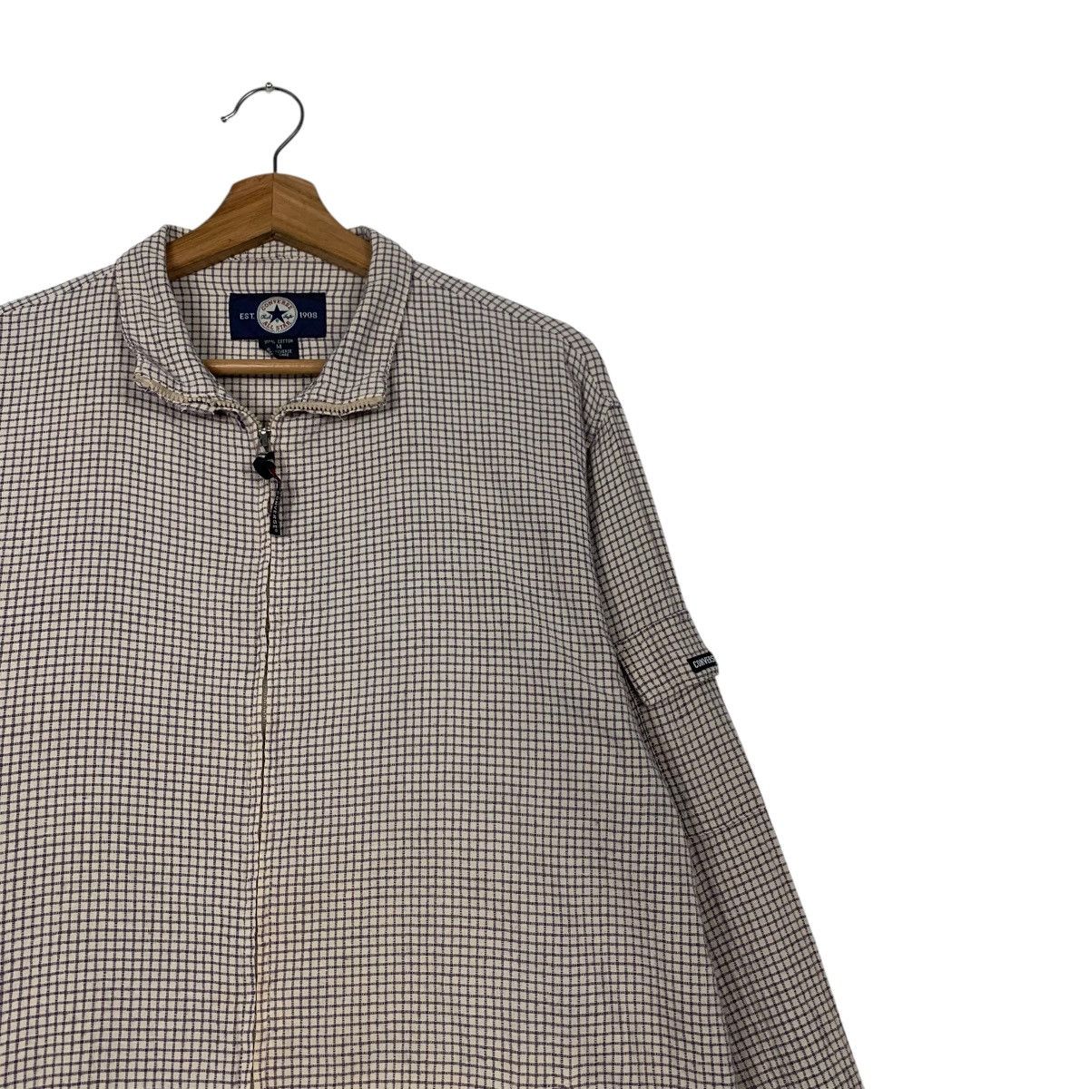 Converse 90's CONVERSE Small Checked Zipper Jacket #2266-C100 Size US M / EU 48-50 / 2 - 5 Thumbnail