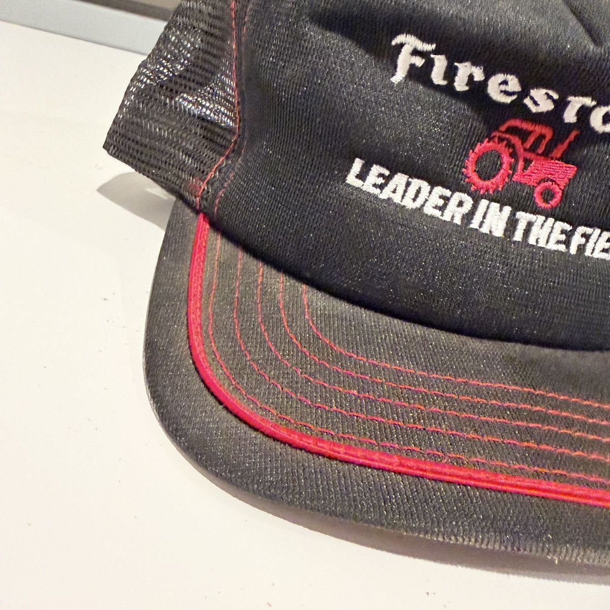 Vintage Vintage Firestone Tires Trucker Hat Tractor Farming Size ONE SIZE - 2 Thumbnail
