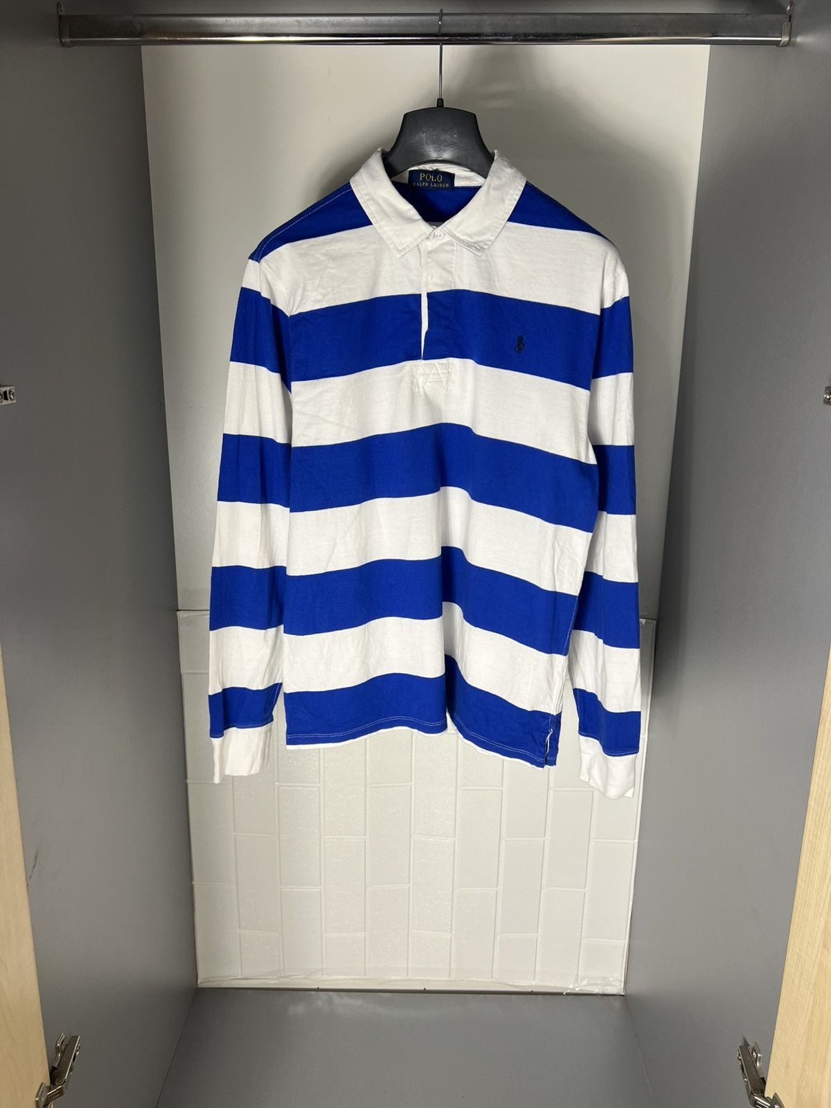Polo Ralph Lauren × Vintage VERY RARE POLO RALPH LAUREN RUGBY POLOS DESIGNER LUXURY 90s Size US S / EU 44-46 / 1 - 1 Thumbnail