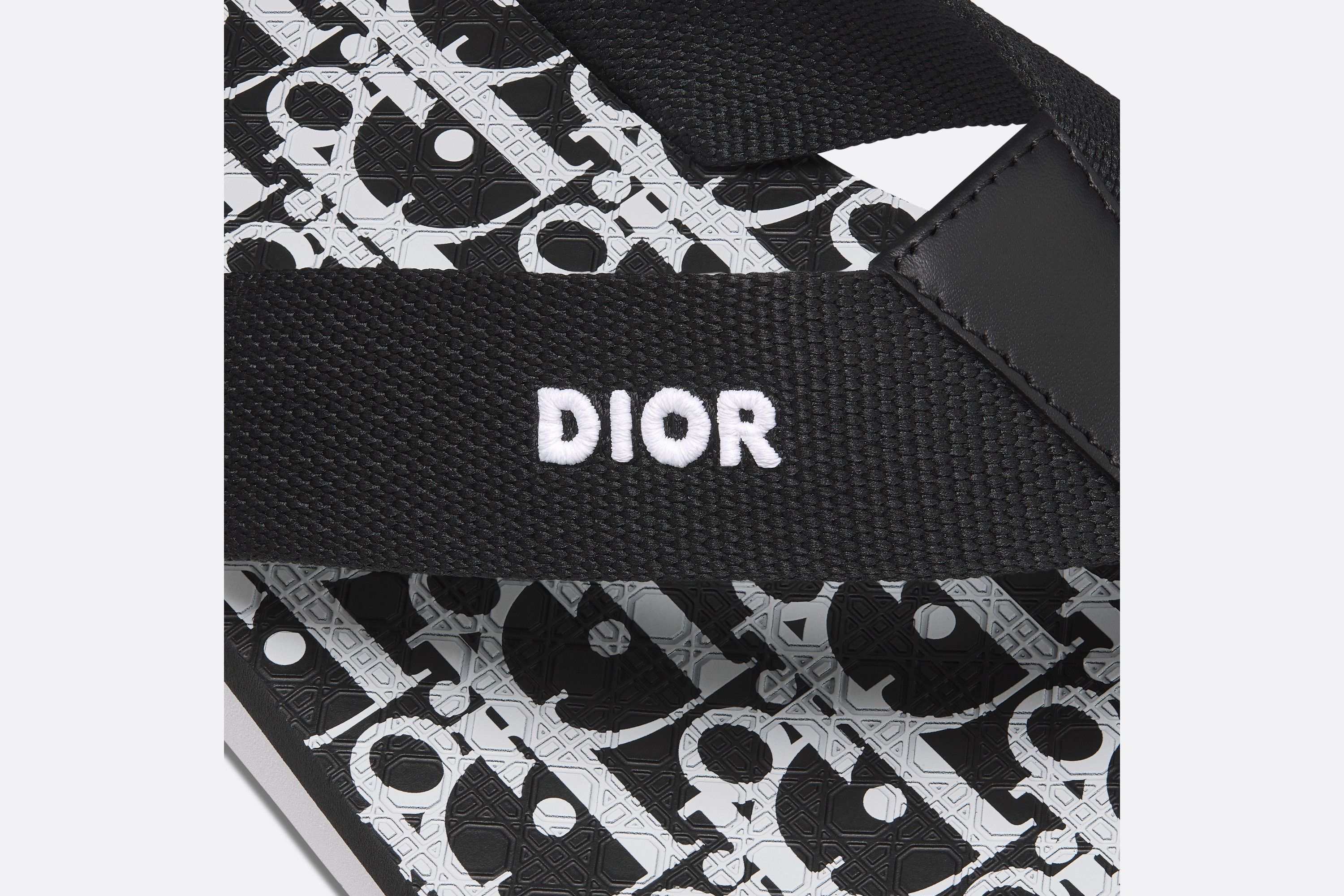 Dior o1w1db10425 3SN288 Alpha Thong Sandals in Black Size US 9.5 / EU 42-43 - 4 Thumbnail