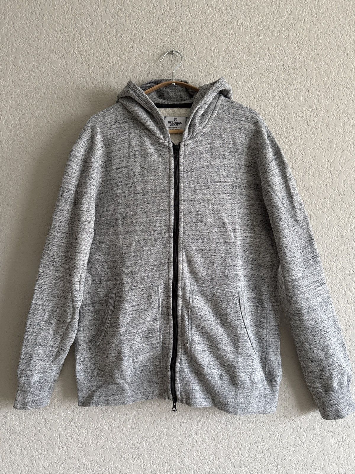 Reigning Champ Light Grey Cotton Blend Hoodie Size US L / EU 52-54 / 3 - 3 Thumbnail