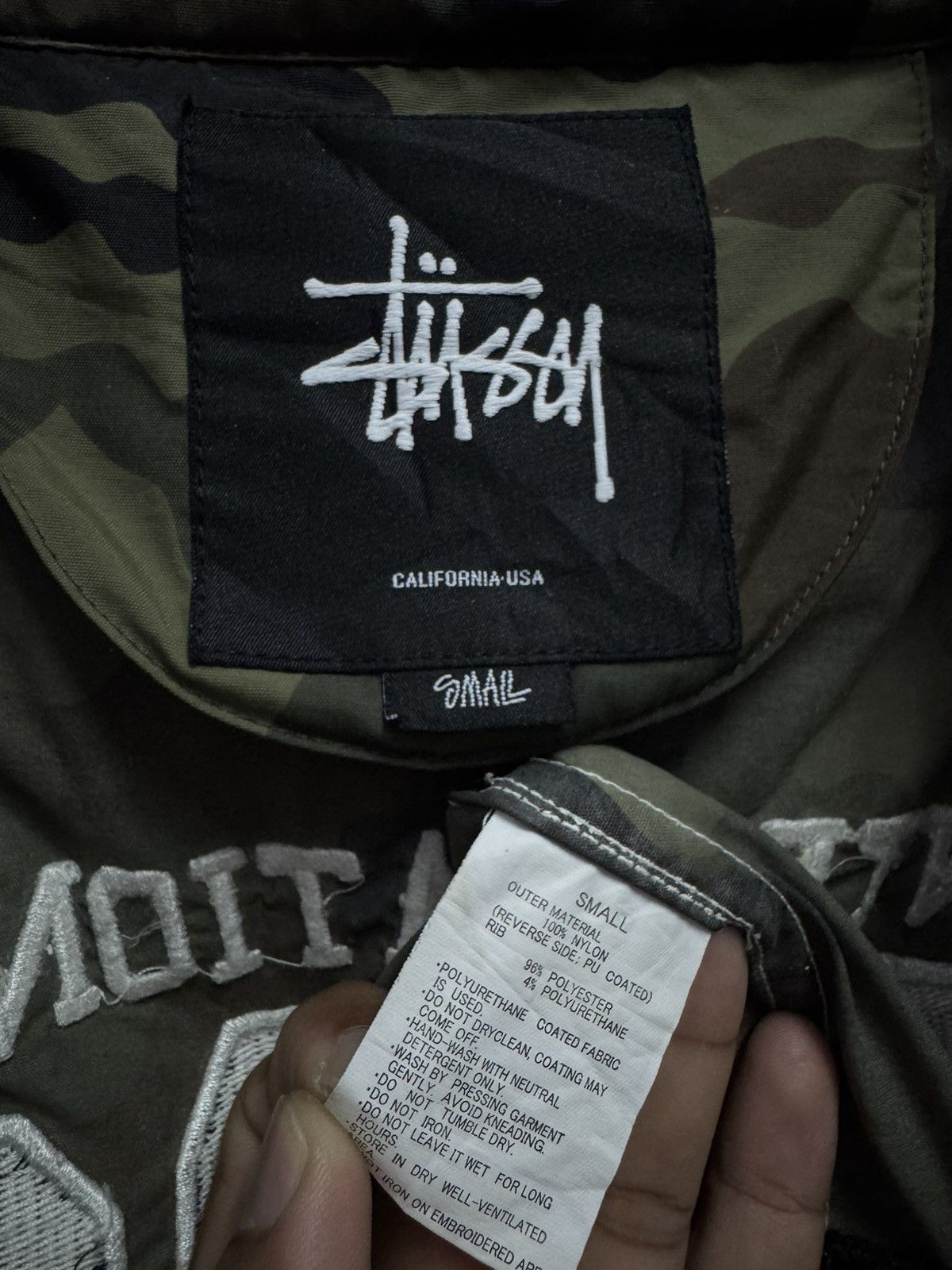 Stussy Stussy Camo Jacket with Hoodie Size US S / EU 44-46 / 1 - 8 Thumbnail