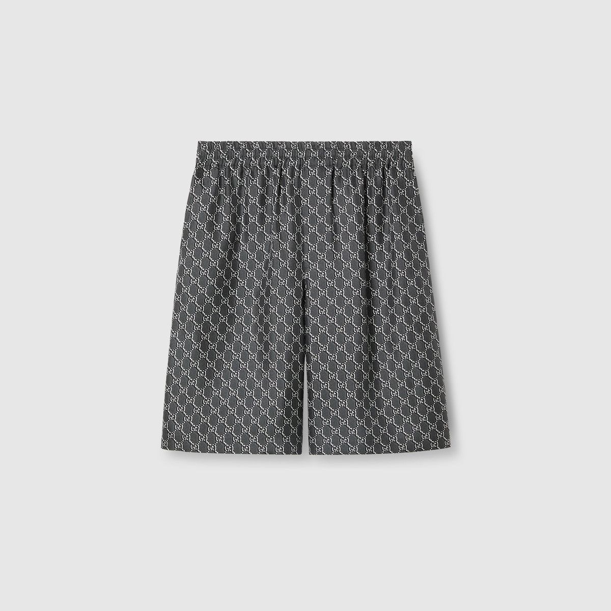 Gucci o1loc1c0925 Silk Twill Shorts With GG Shadow in Multicolor Size US 34 / EU 50 - 1 Thumbnail