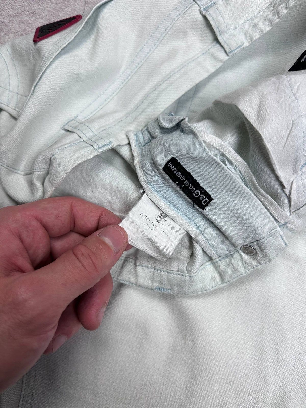 Dolce & Gabbana Vintage 90s Dolce Habbana Y2K Baggy Jeans 30 Size US 30 / EU 46 - 10 Thumbnail