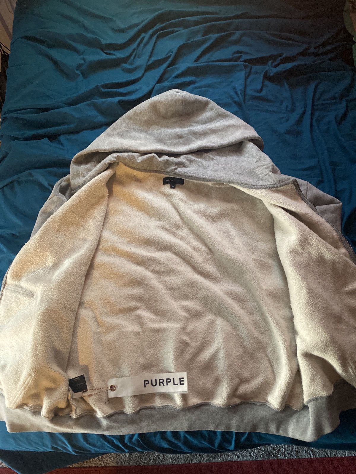 Purple Brand Purple Brand HWFT Fleece Hoodie Size US XL / EU 56 / 4 - 2 Thumbnail