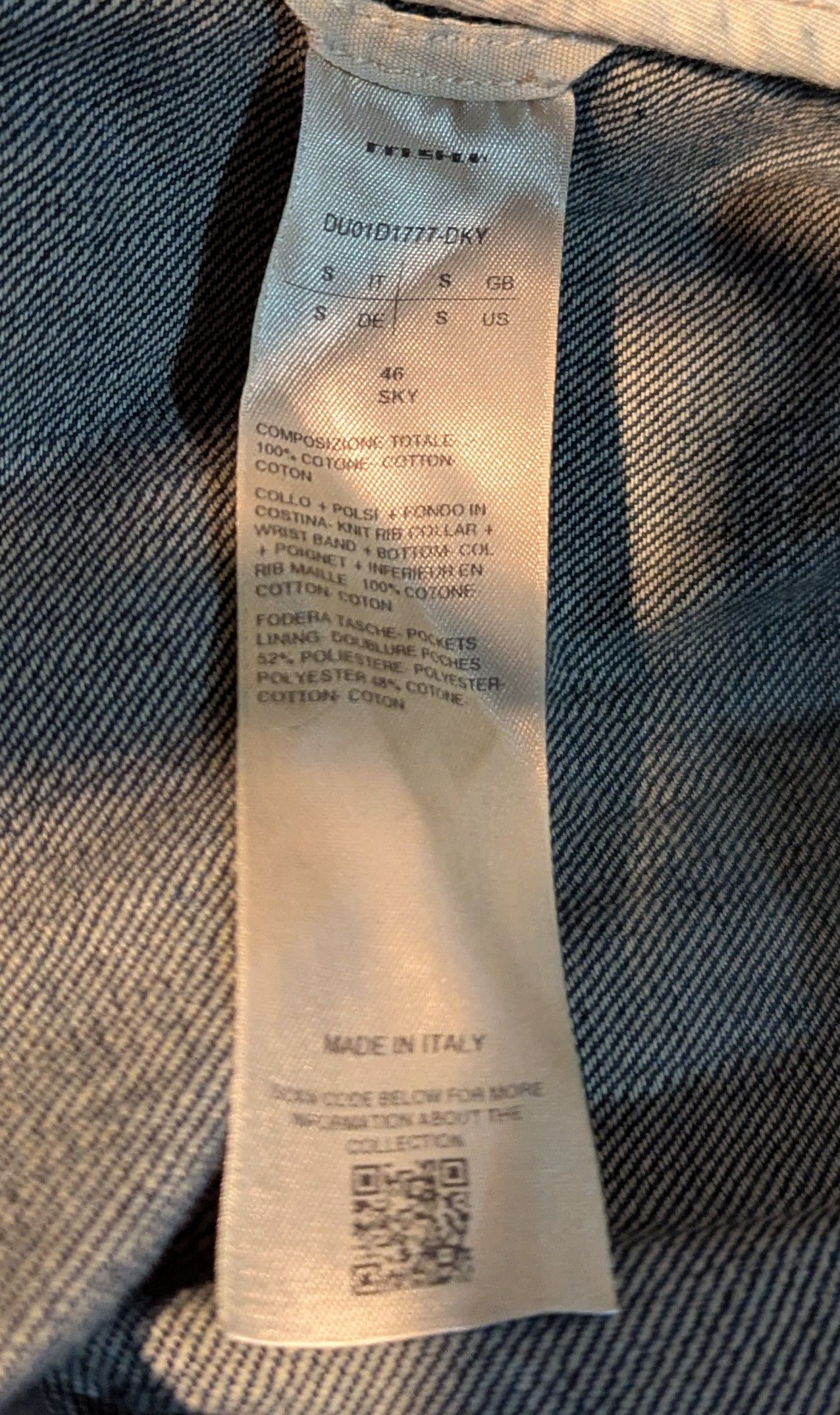 Rick Owens Drkshdw DRKSHDW Rick Owens "Sphinx" Bomber Jacket Sky Small Size US S / EU 44-46 / 1 - 9 Thumbnail