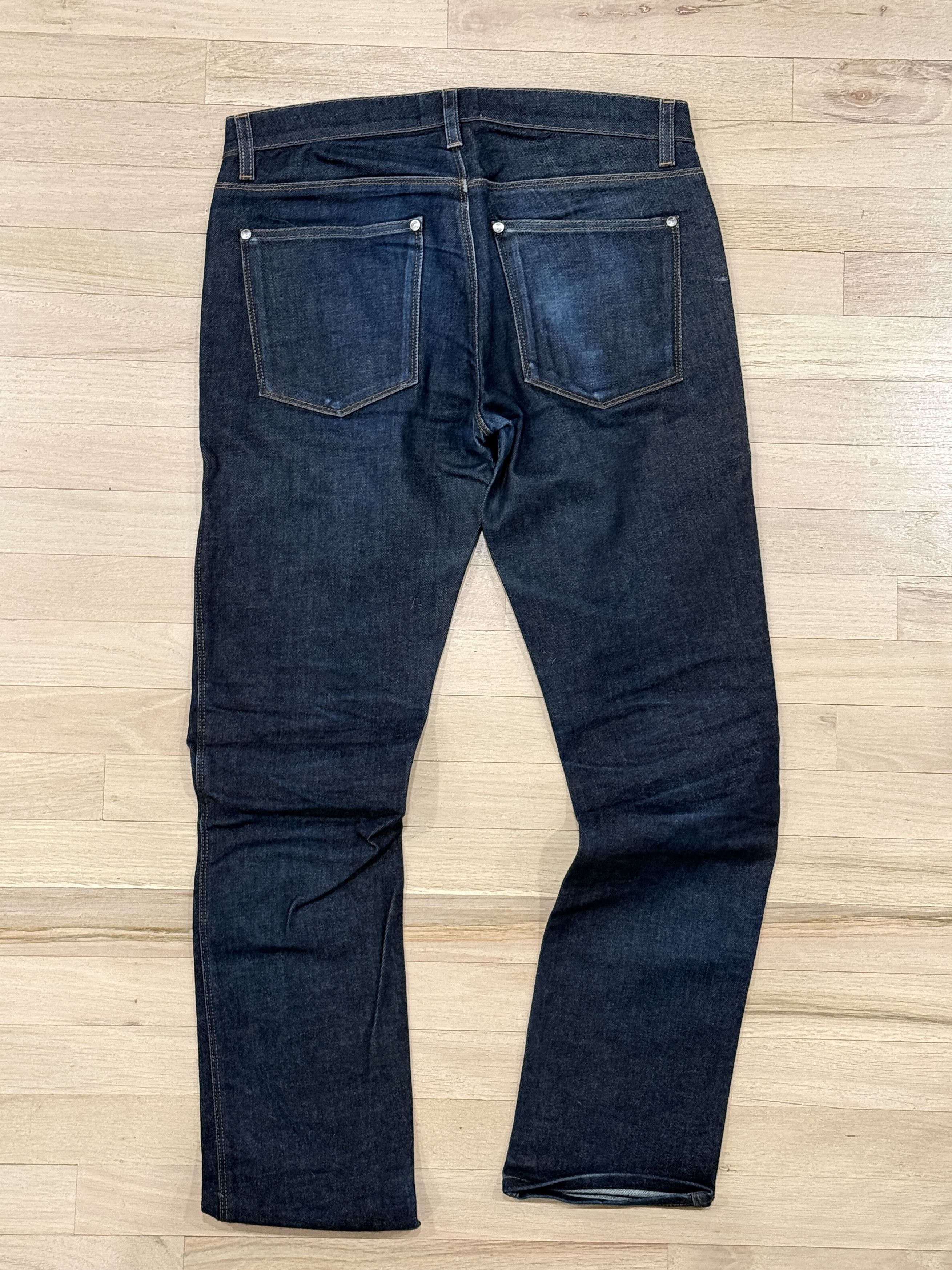 Acne Studios Max Stay Cash Dark Indigo Wash Skinny Jean 30/32 Size US 30 / EU 46 - 2 Thumbnail